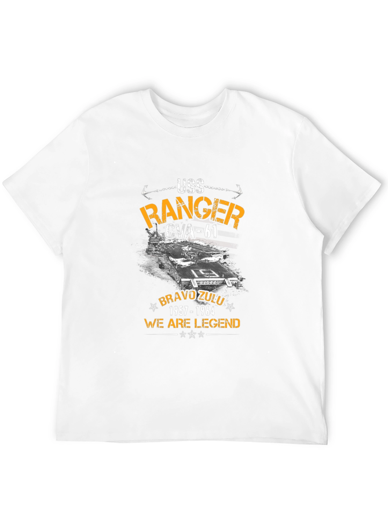 USS Ranger CVA-61 T-Shirt - Veteran Tribute Tee