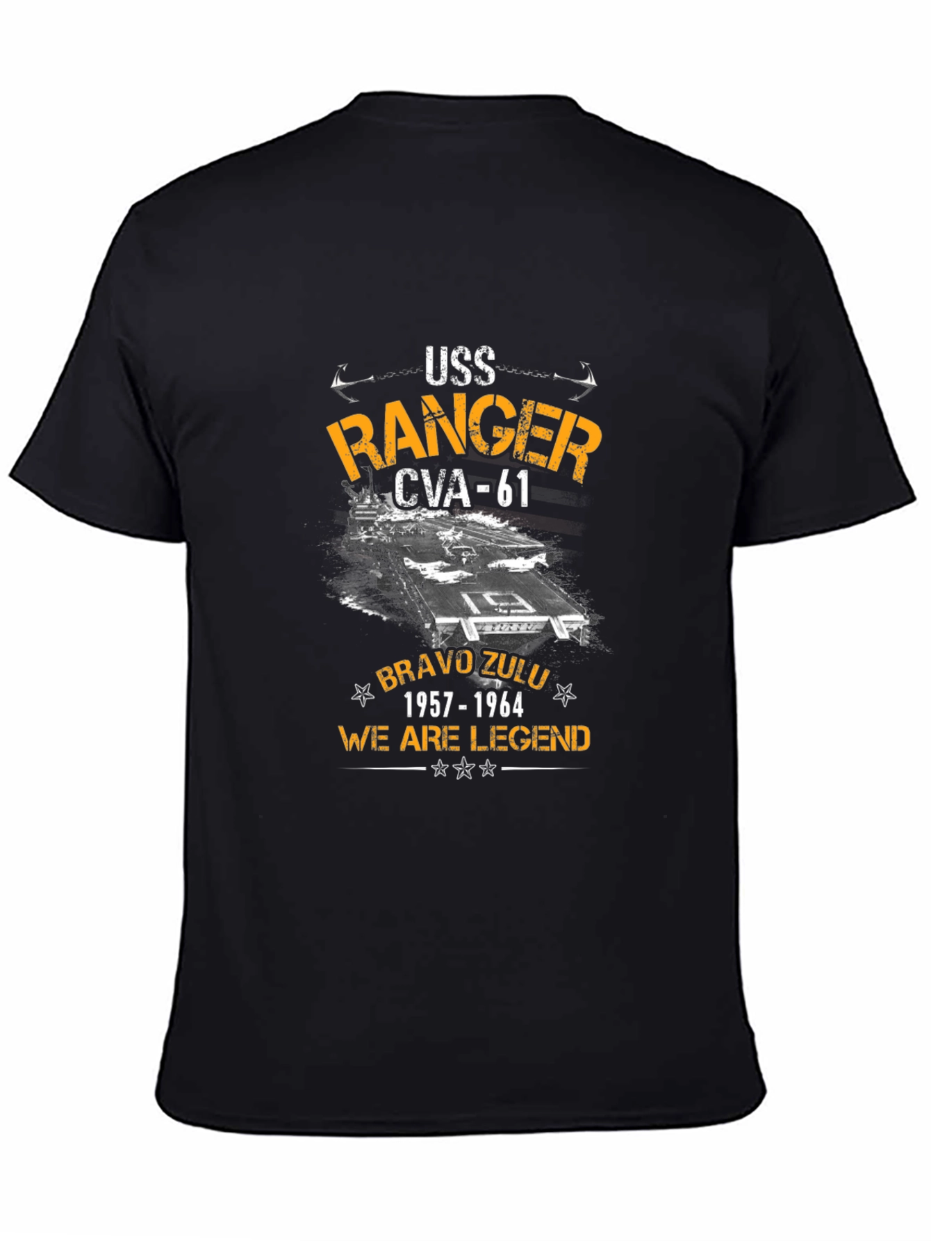 USS Ranger CVA-61 T-Shirt - Veteran Tribute Tee
