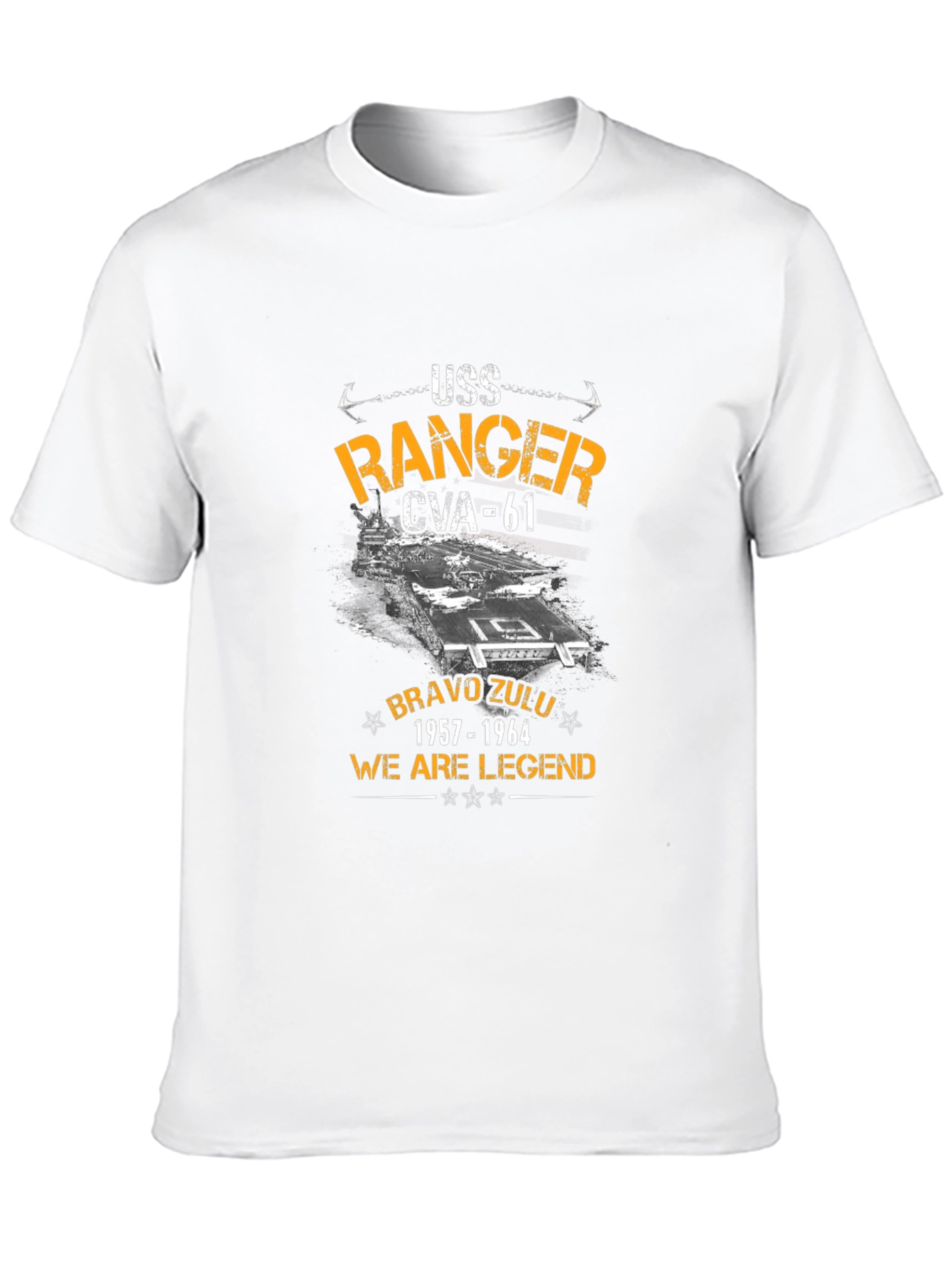 USS Ranger CVA-61 T-Shirt - Veteran Tribute Tee