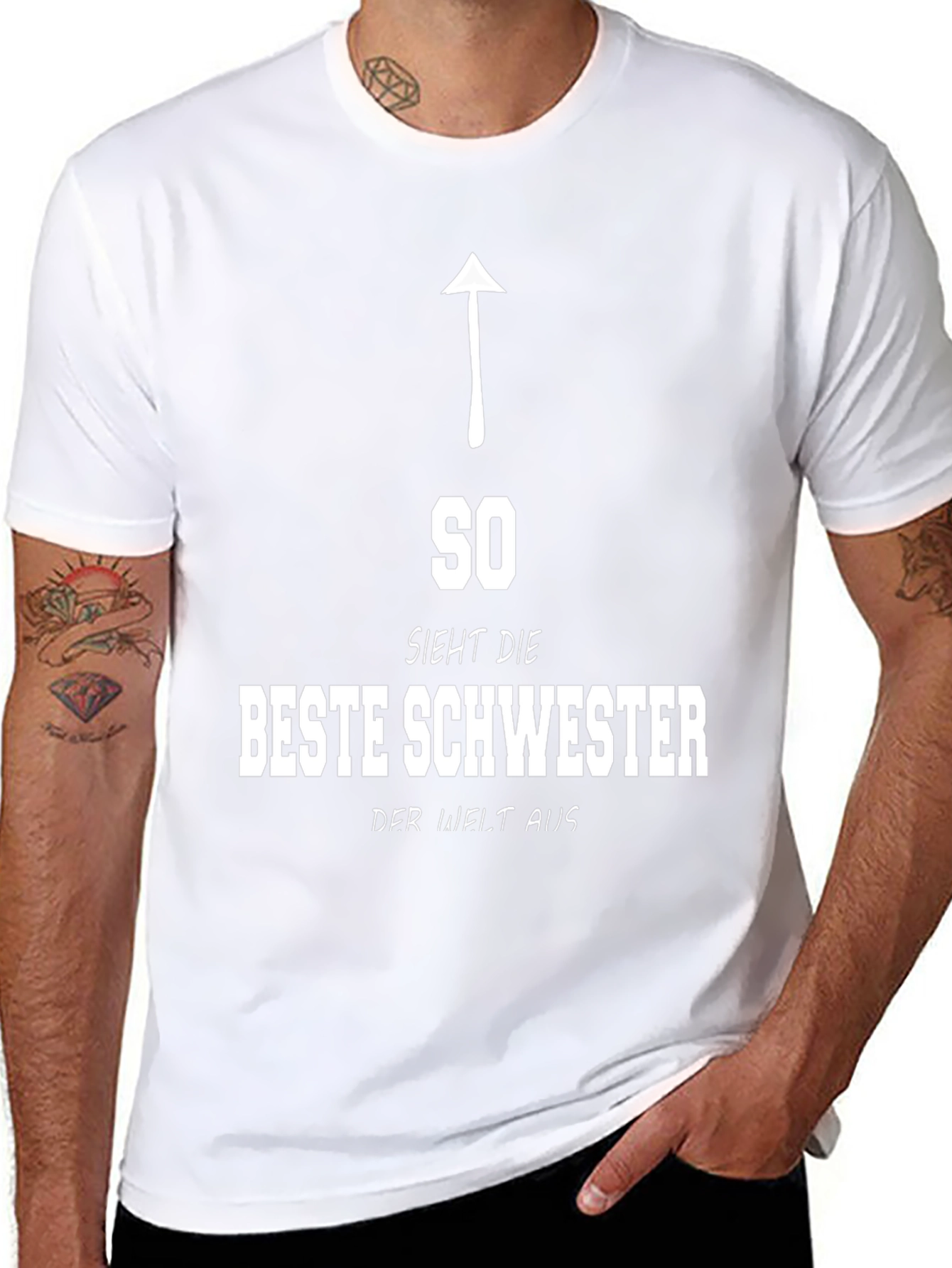 Best Sister Ever T-Shirt - Black Unisex Tee
