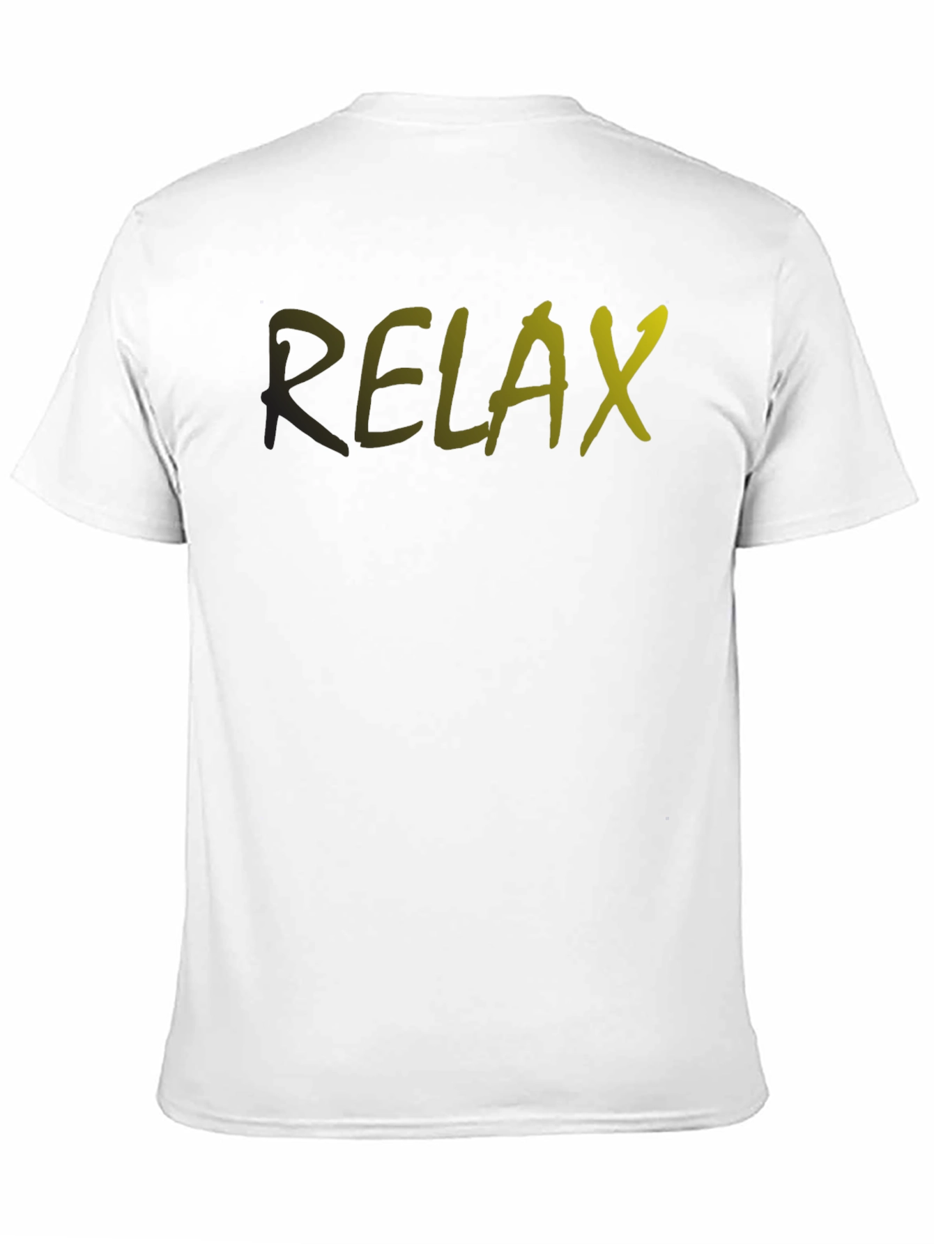 Relax Graphic Print Crew Neck T-Shirt