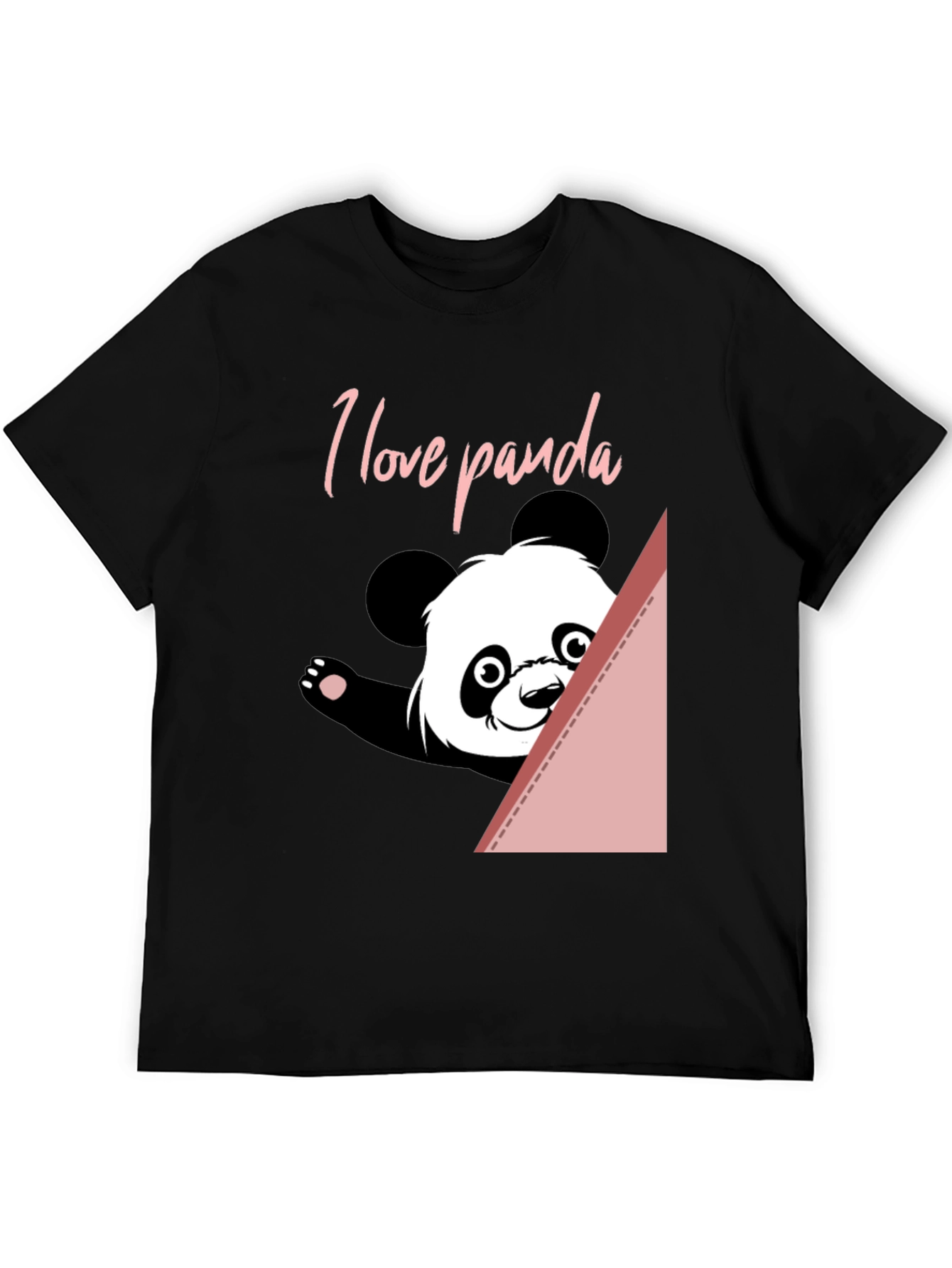 I Love Panda T-Shirt - Cute Animal Graphic Tee