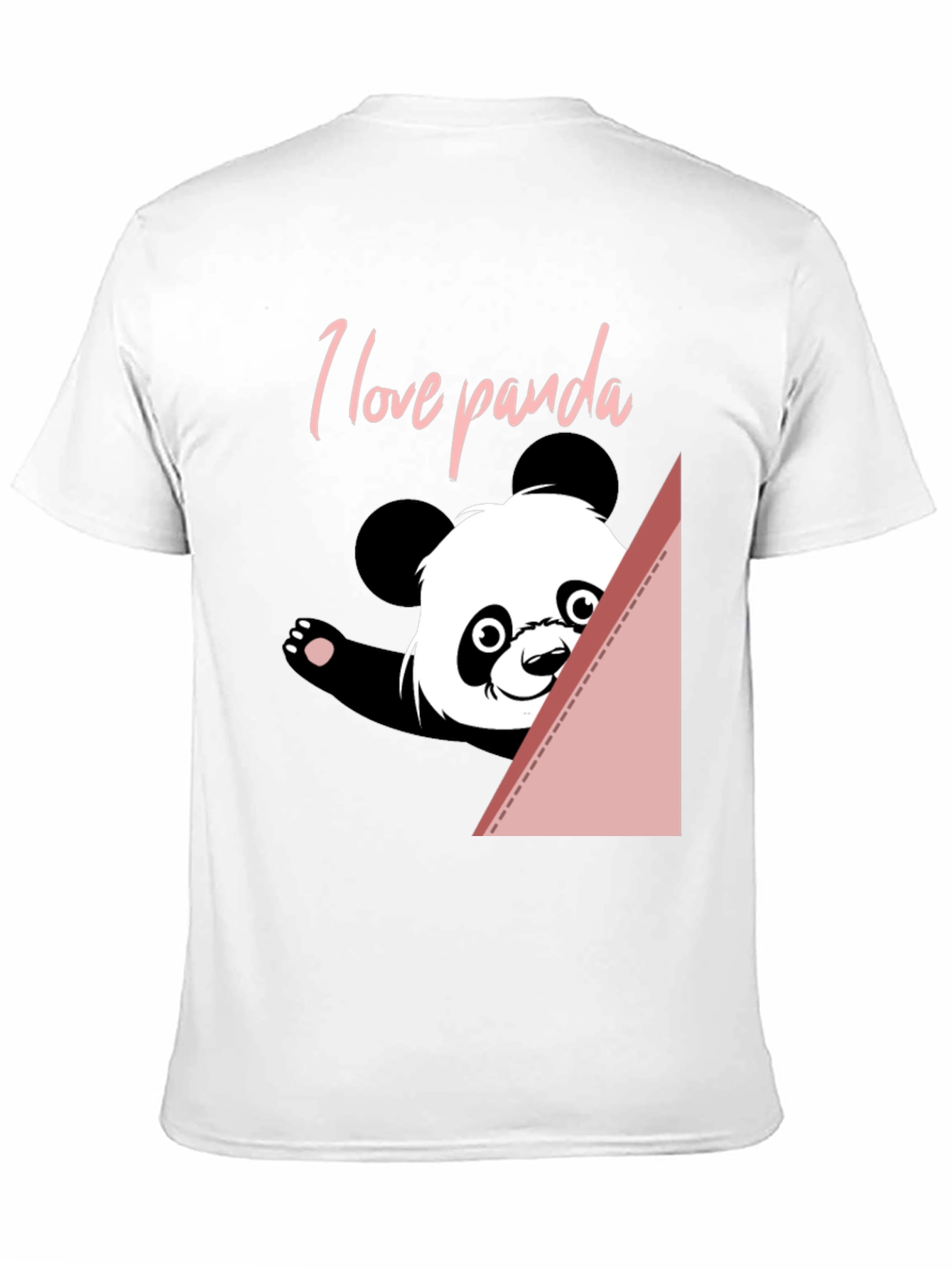 I Love Panda T-Shirt - Cute Animal Graphic Tee