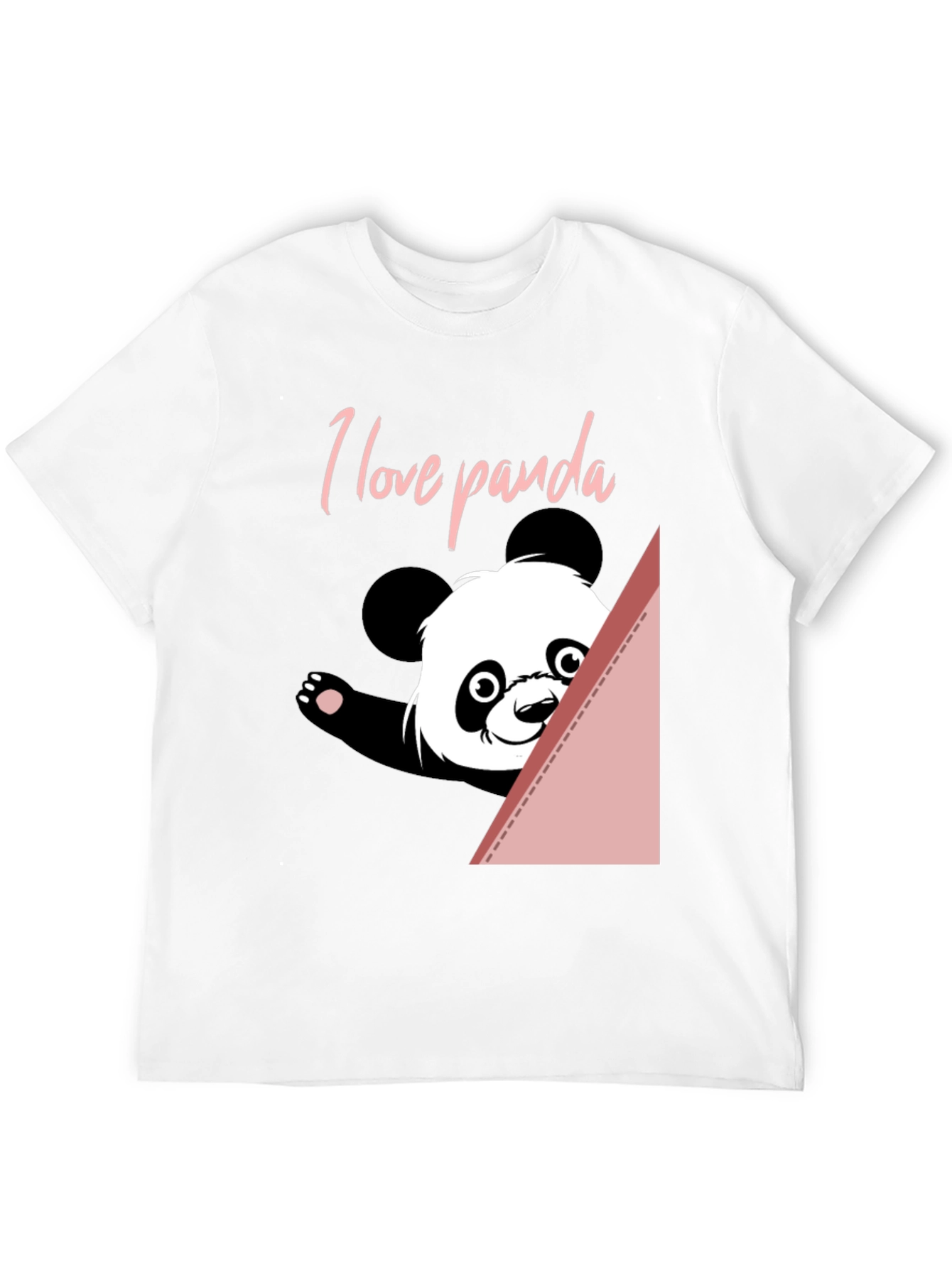 I Love Panda T-Shirt - Cute Animal Graphic Tee