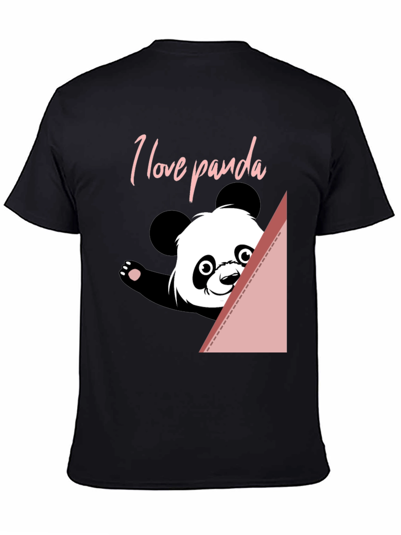 I Love Panda T-Shirt - Cute Animal Graphic Tee
