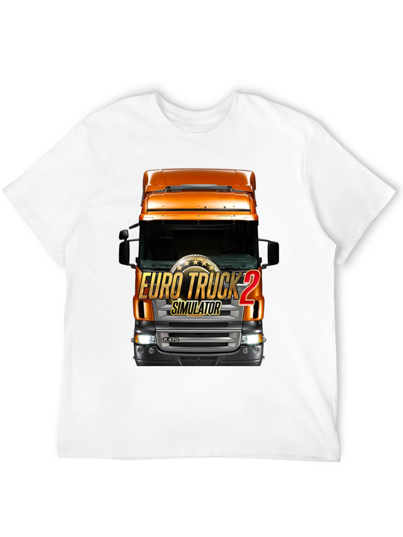 Euro Truck Simulator 2 Black T-Shirt