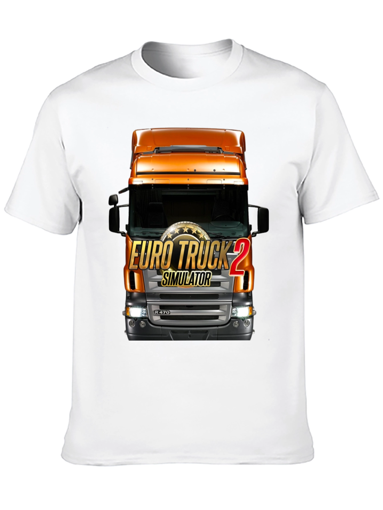 Euro Truck Simulator 2 Black T-Shirt