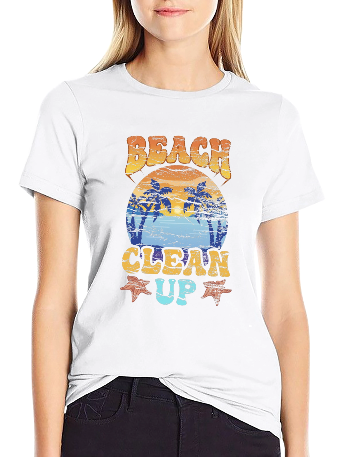 Beach Clean Up Graphic T-Shirt