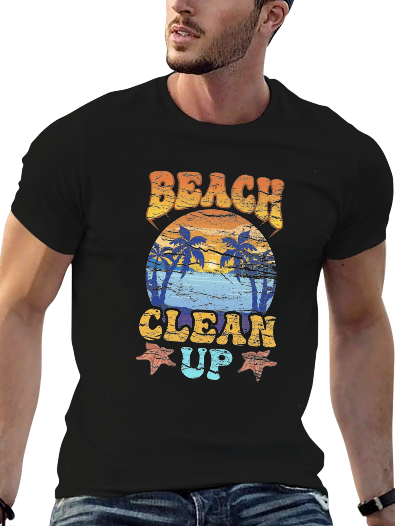 Beach Clean Up Graphic T-Shirt