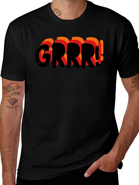 Grrr! Graphic Print Mens T-Shirt