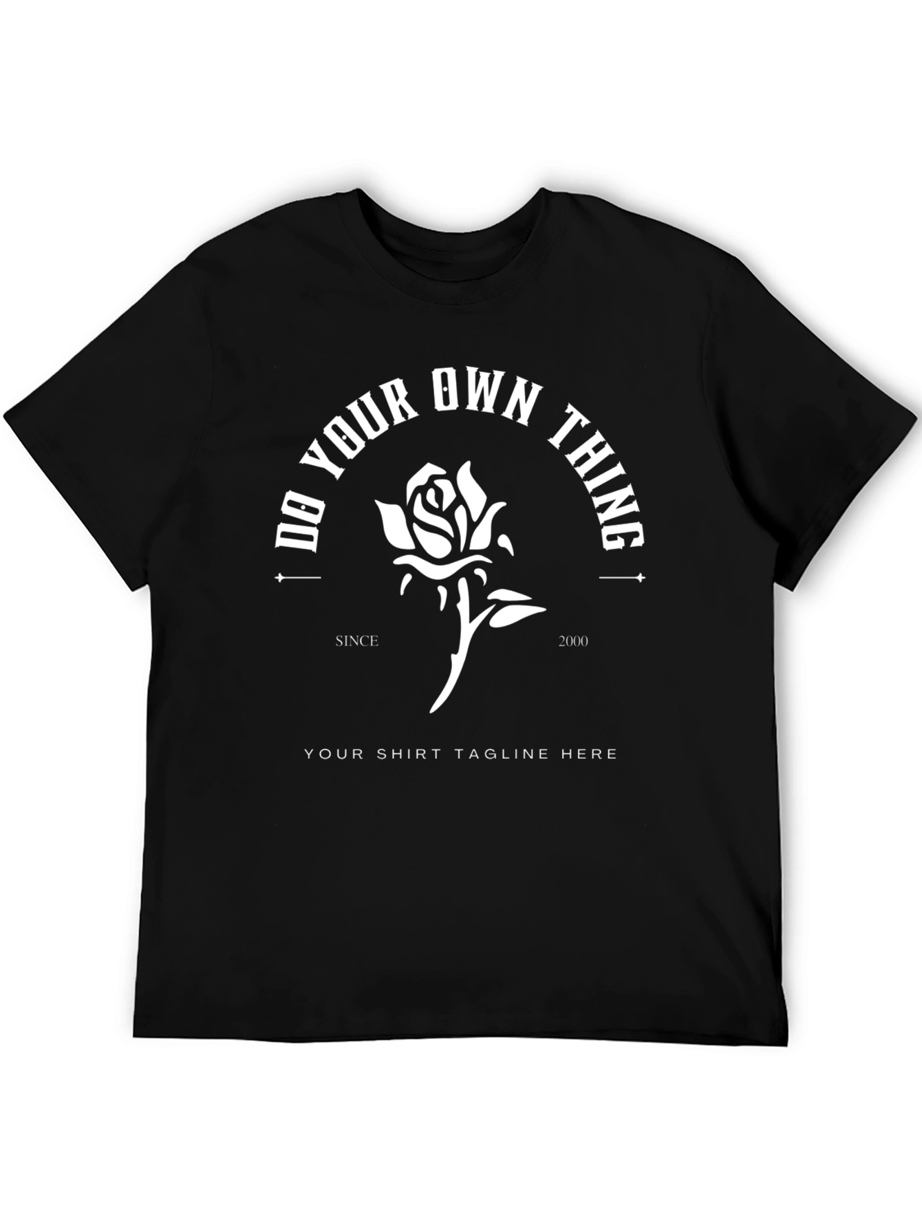 Do Your Own Thing Rose Graphic T-Shirt