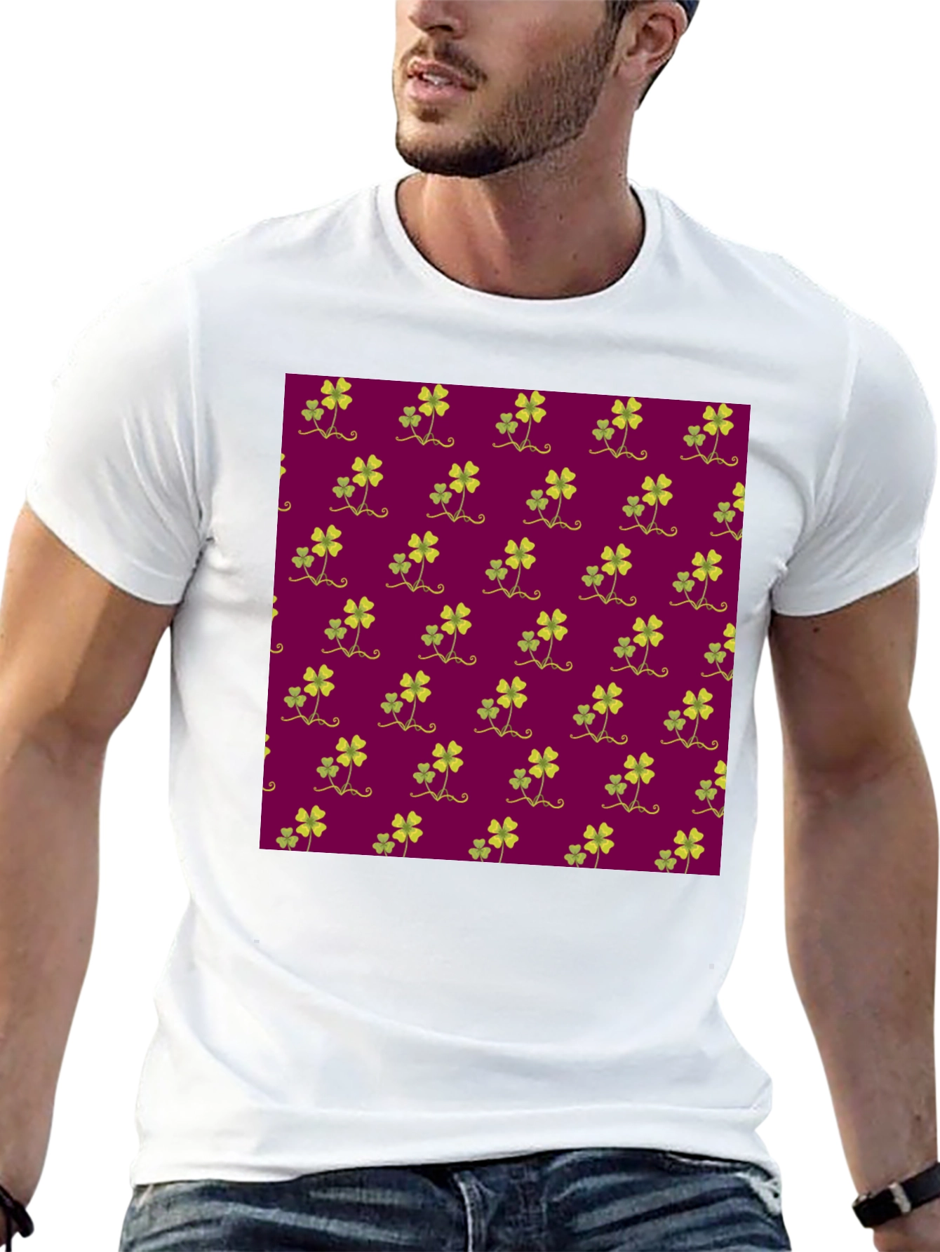Clover Print Tee - Luck & Style Unite!