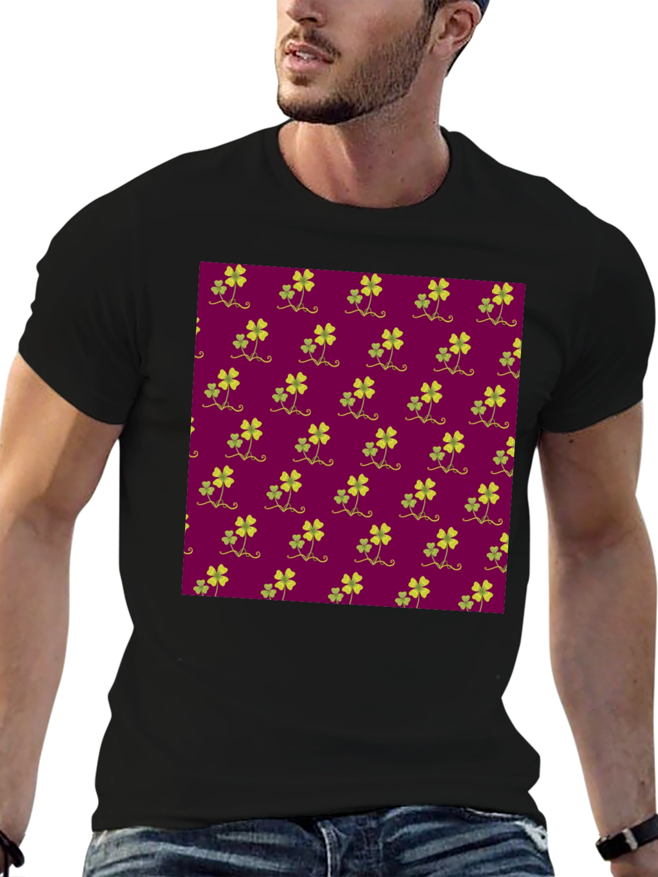 Clover Print Tee - Luck & Style Unite!