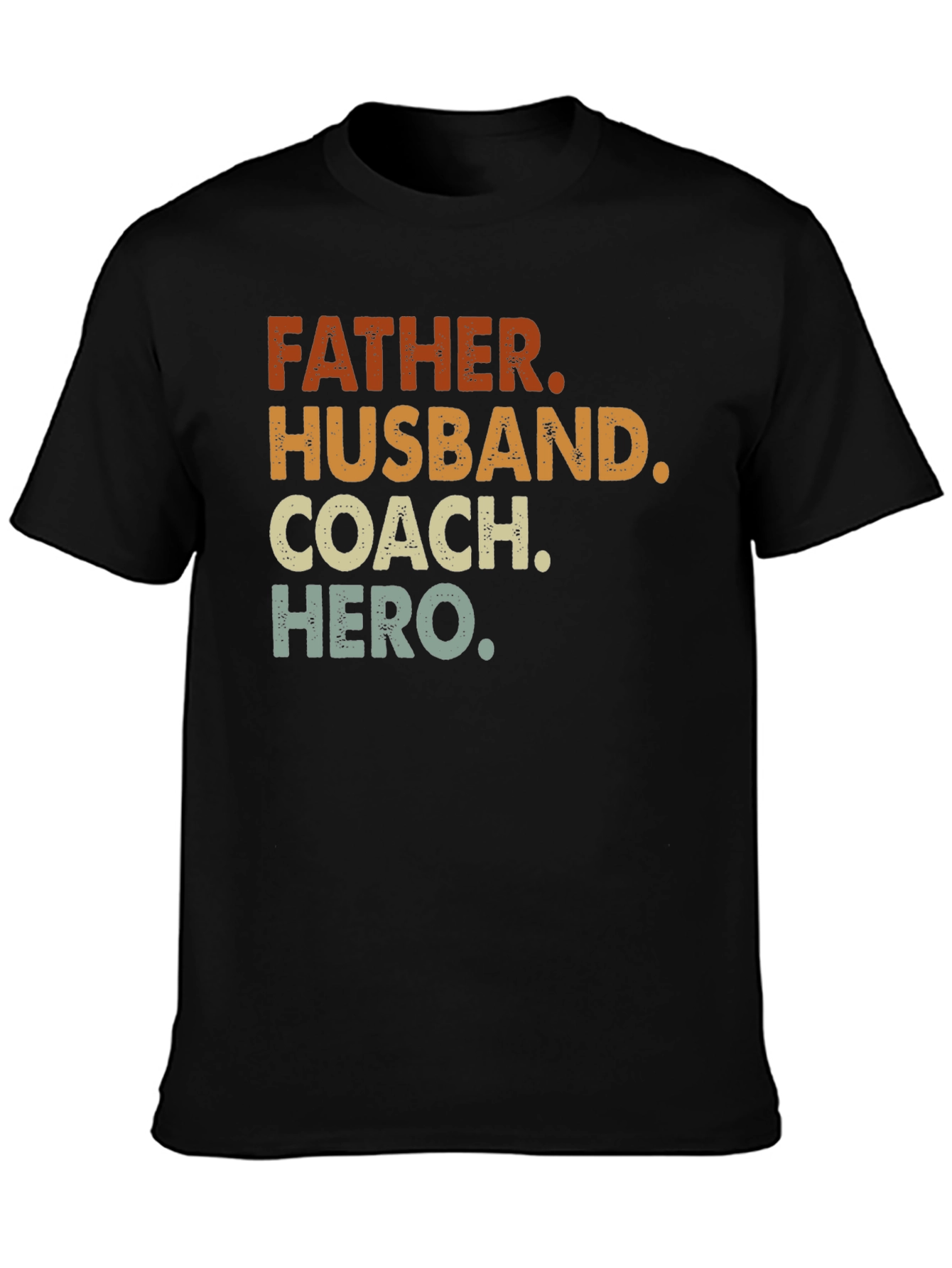 Father Husband Coach Hero Graphic Tee