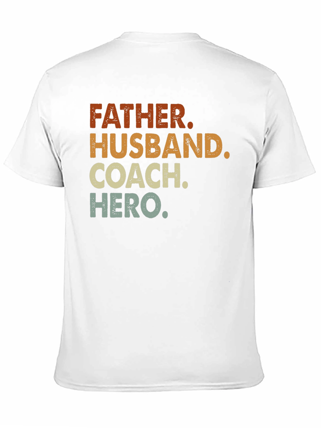Father Husband Coach Hero Graphic Tee
