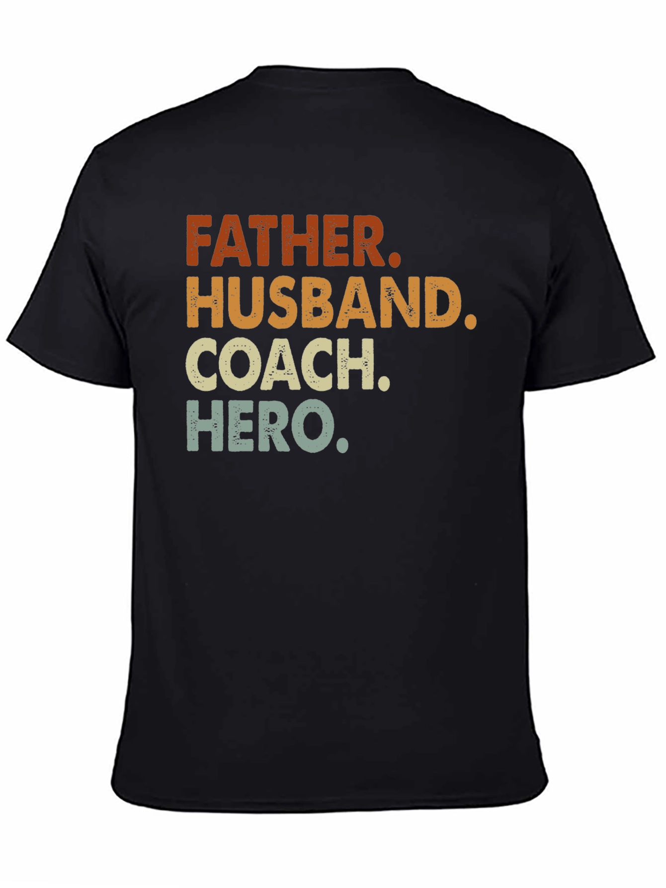 Father Husband Coach Hero Graphic Tee