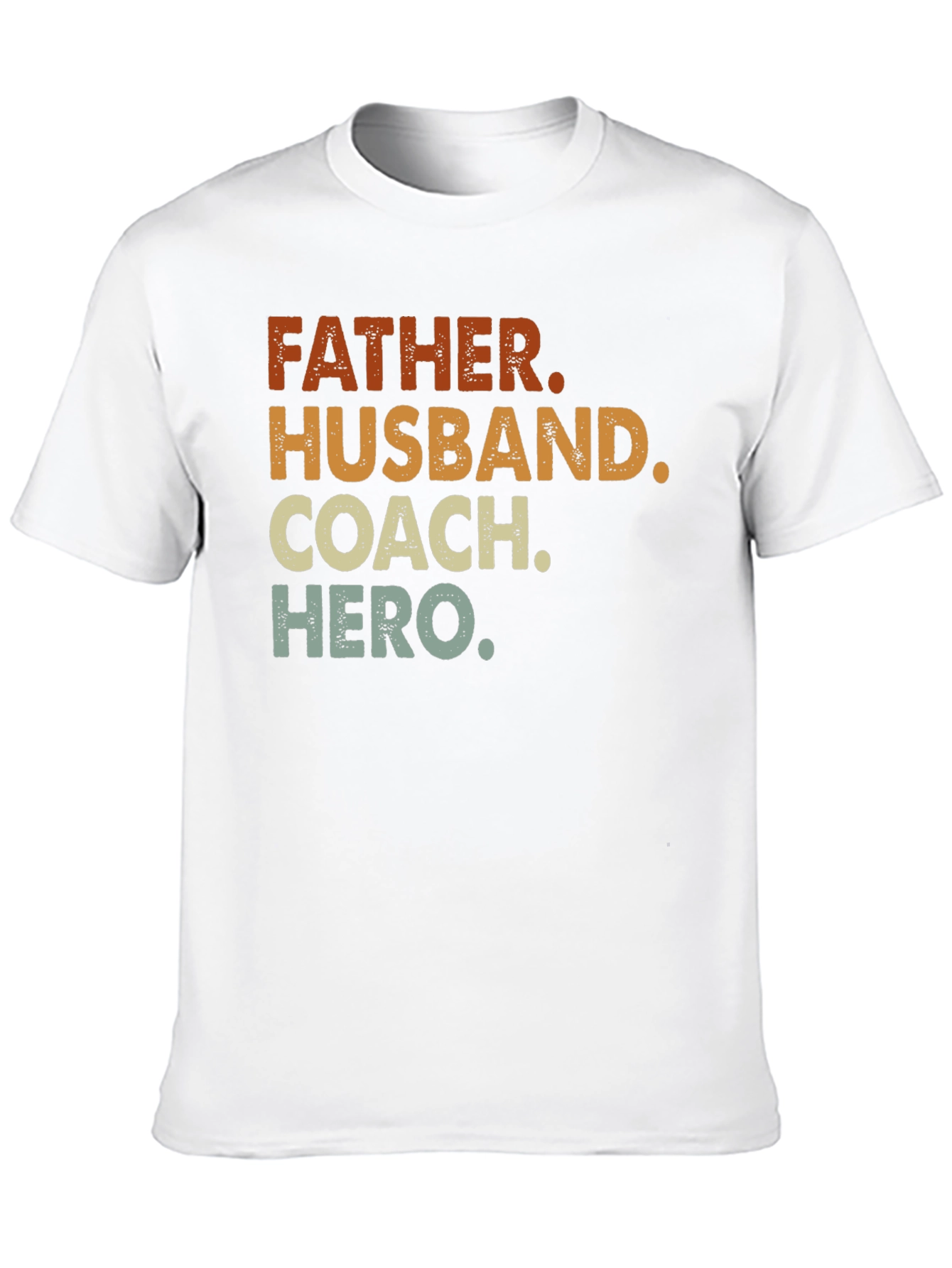 Father Husband Coach Hero Graphic Tee