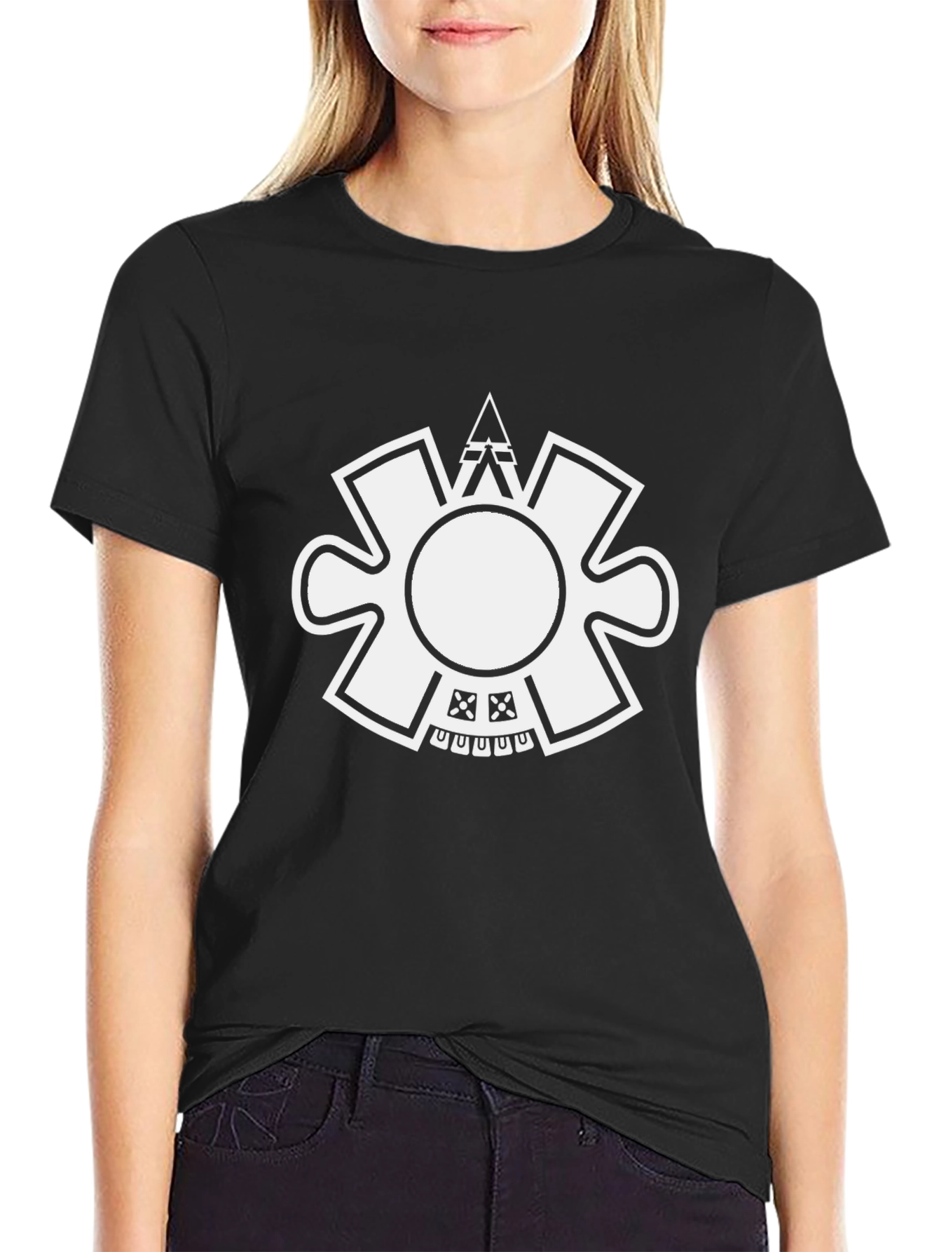 Graphic Tee - Aztec Sun Design