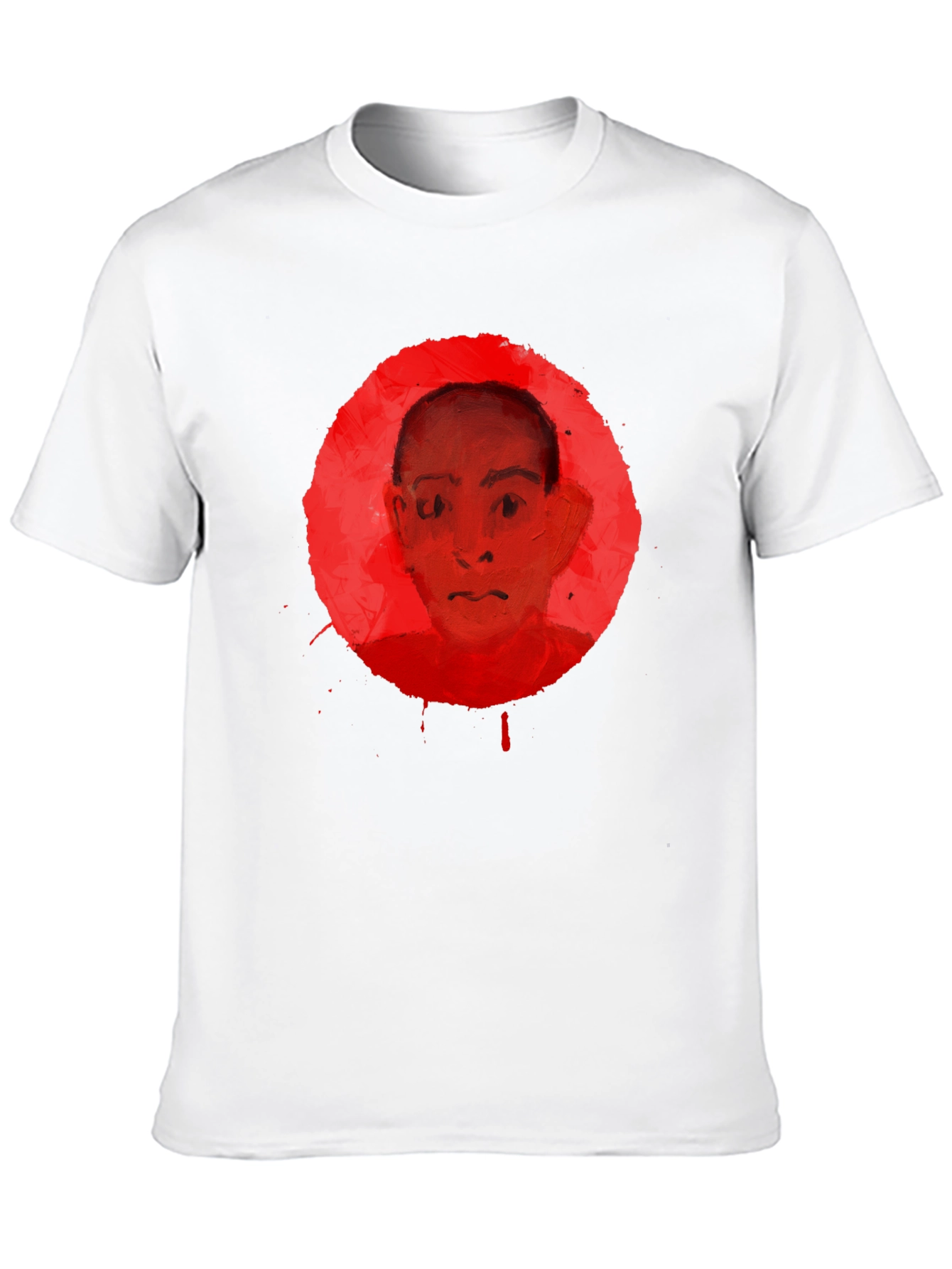 Abstract Portrait Graphic Tee - Unisex Black T-Shirt