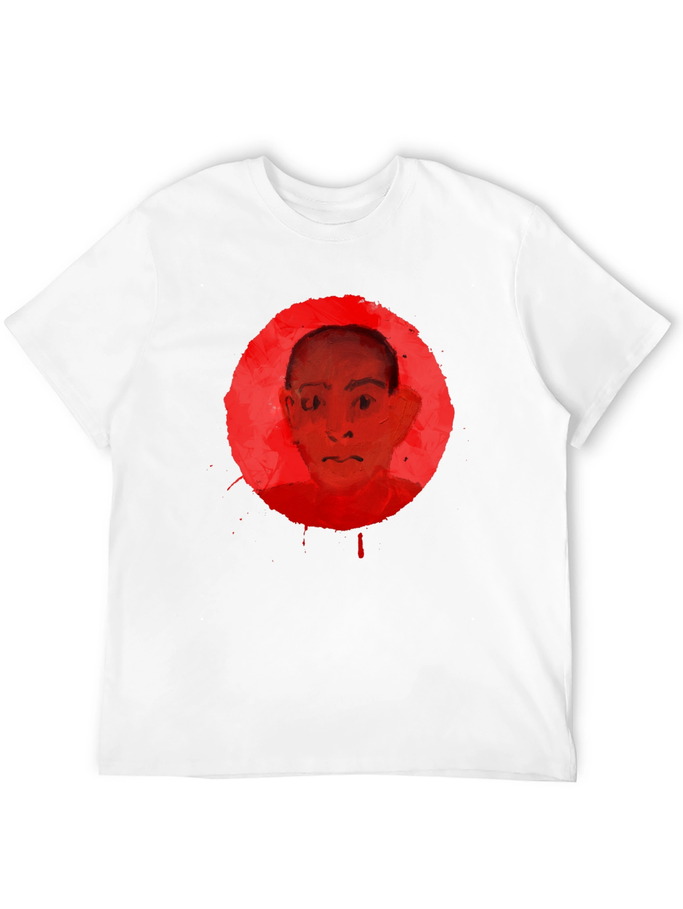 Abstract Portrait Graphic Tee - Unisex Black T-Shirt