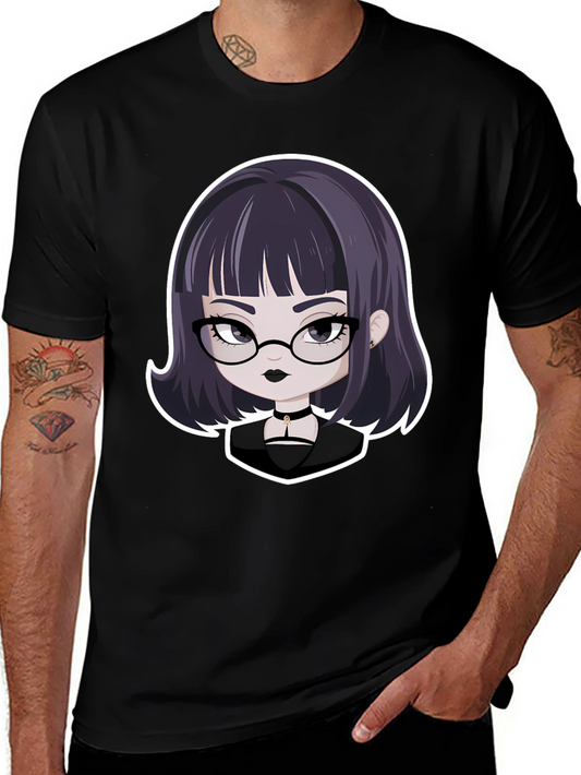 Gothic Cartoon T-Shirt - Edgy Style