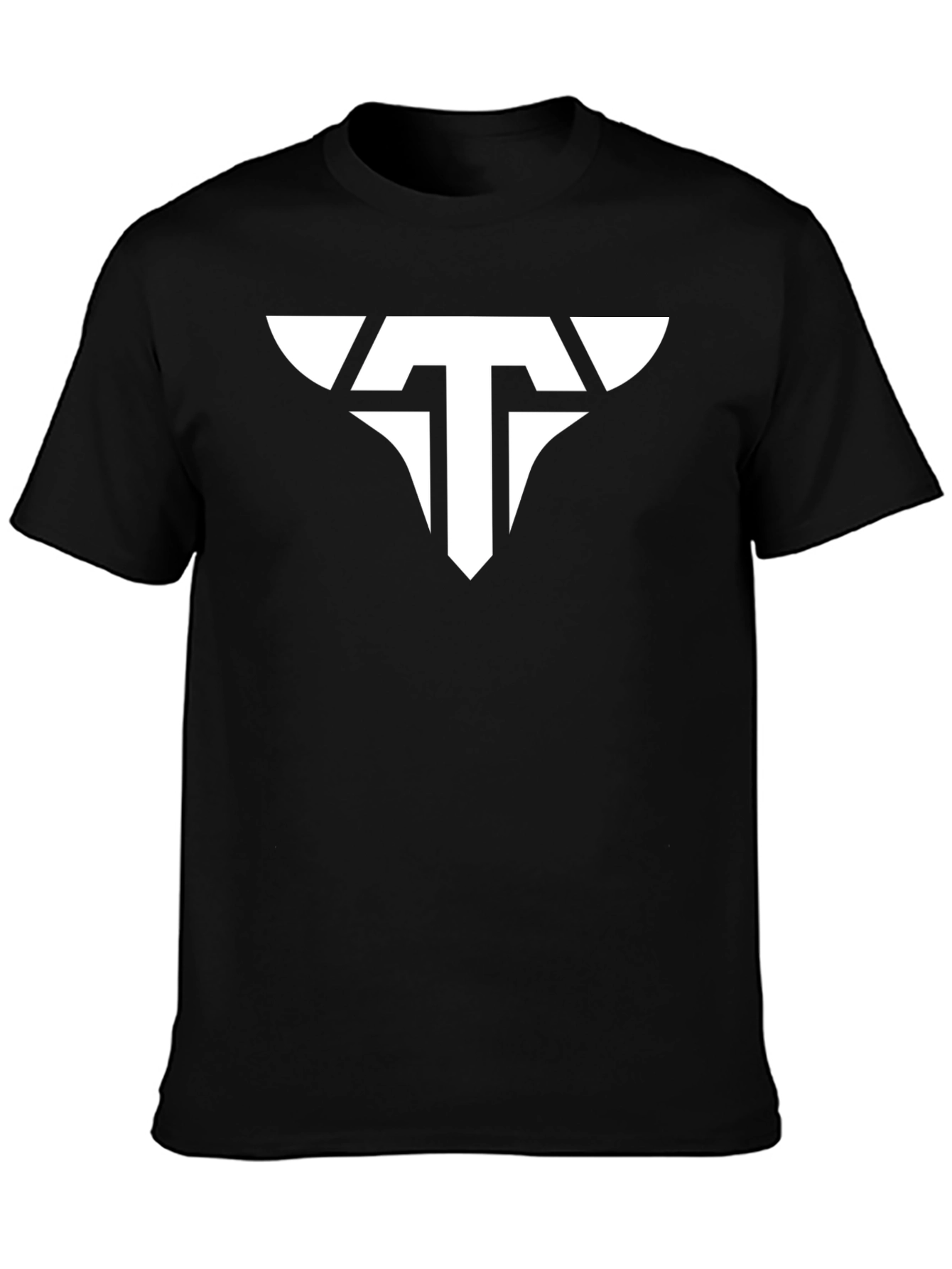 Mens Black Graphic Tee - T Design