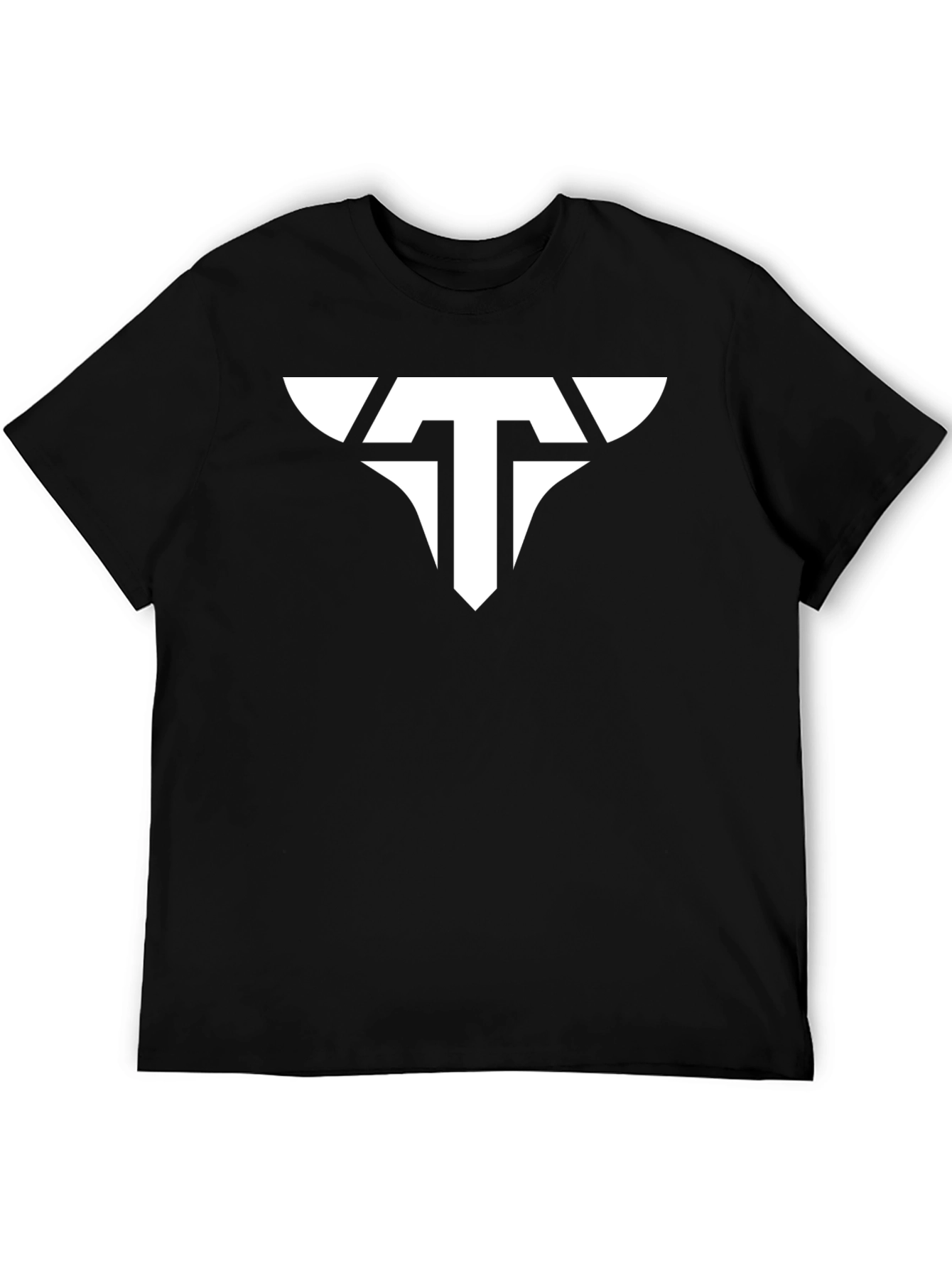 Mens Black Graphic Tee - T Design