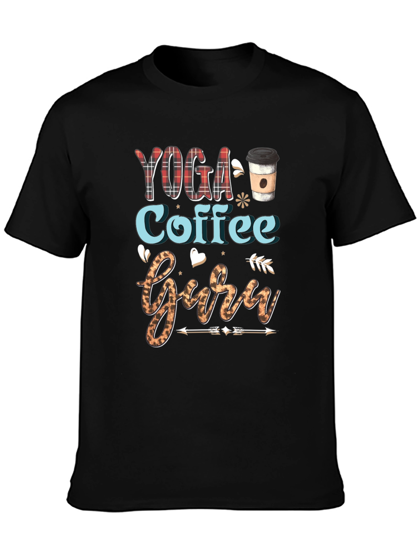 Yoga Coffee Guru Graphic Tee