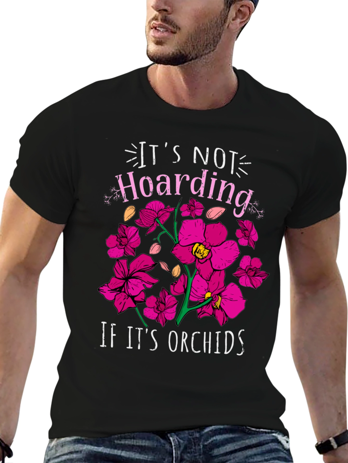Orchids T-shirt - Its Not Hoarding