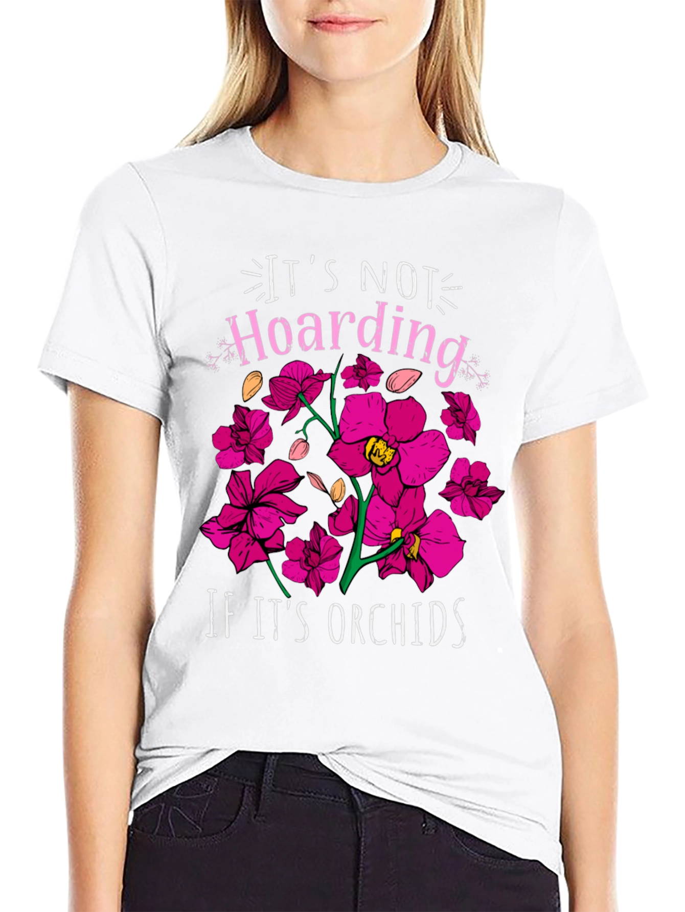 Orchids T-shirt - Its Not Hoarding