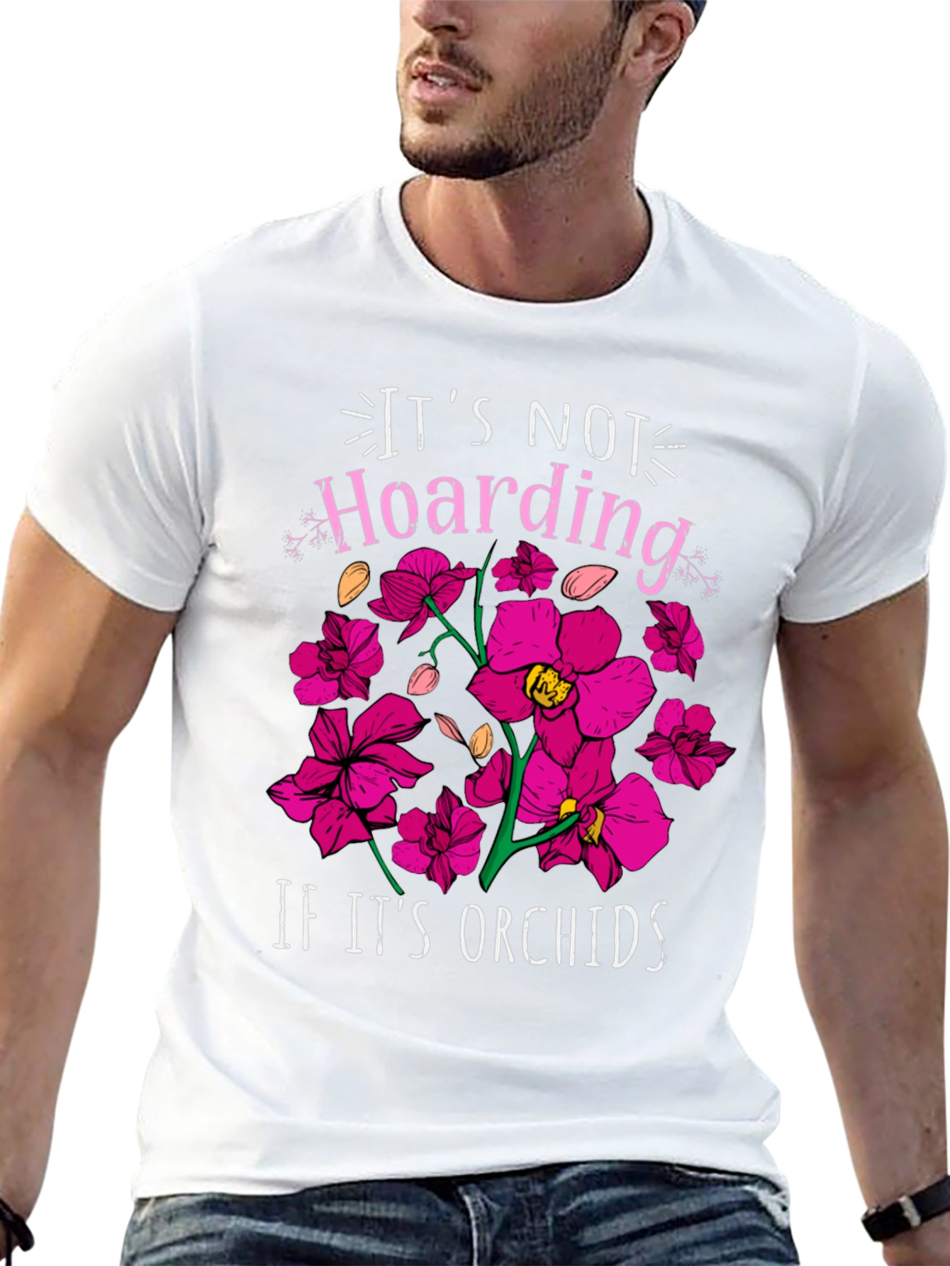 Orchids T-shirt - Its Not Hoarding