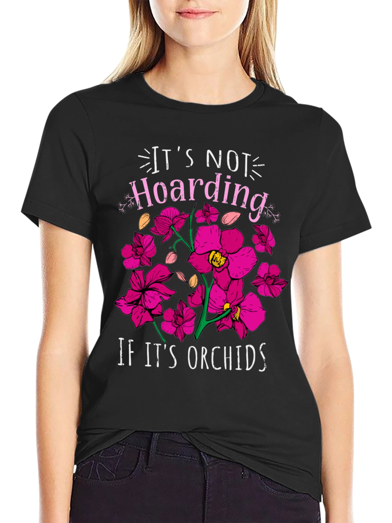 Orchids T-shirt - Its Not Hoarding