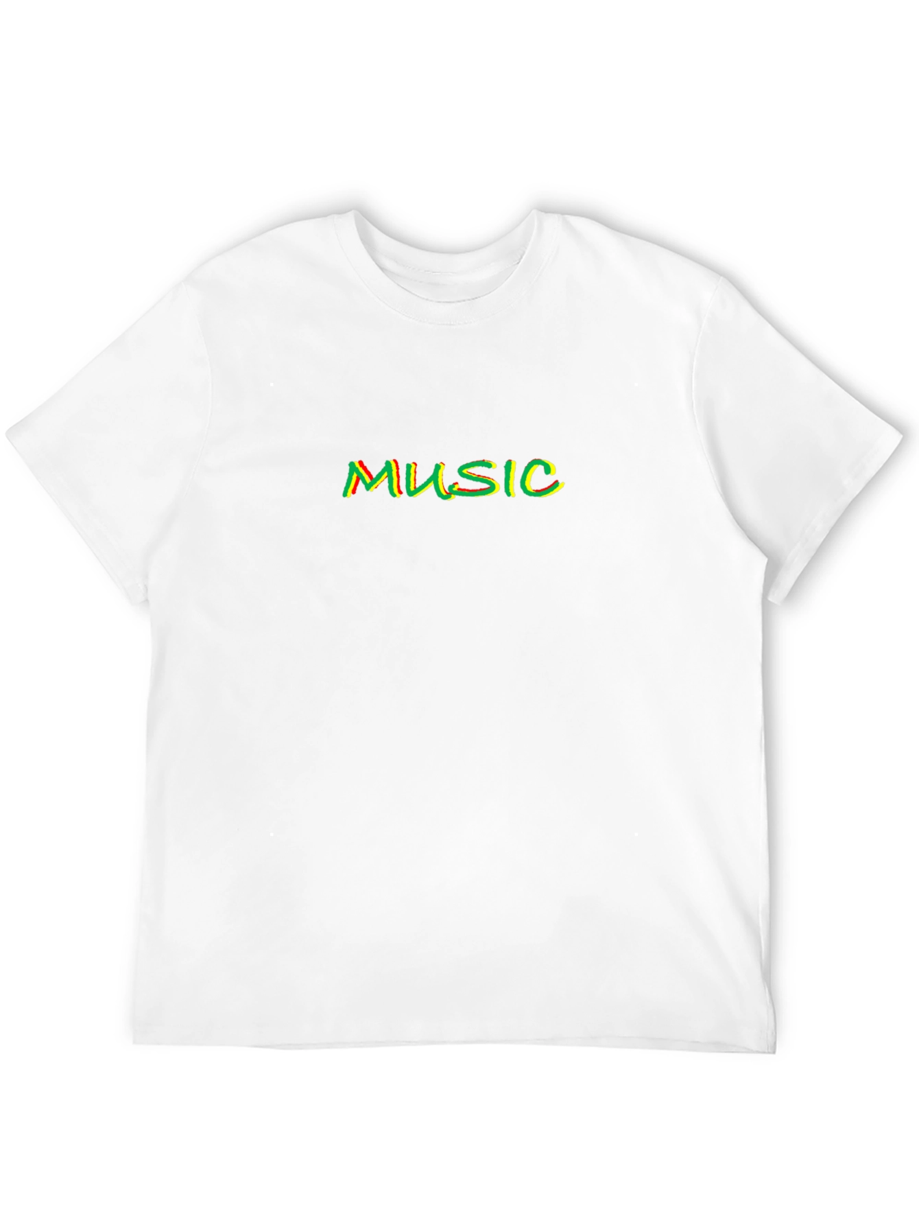 Rasta Music T-Shirt - Black Cotton Blend