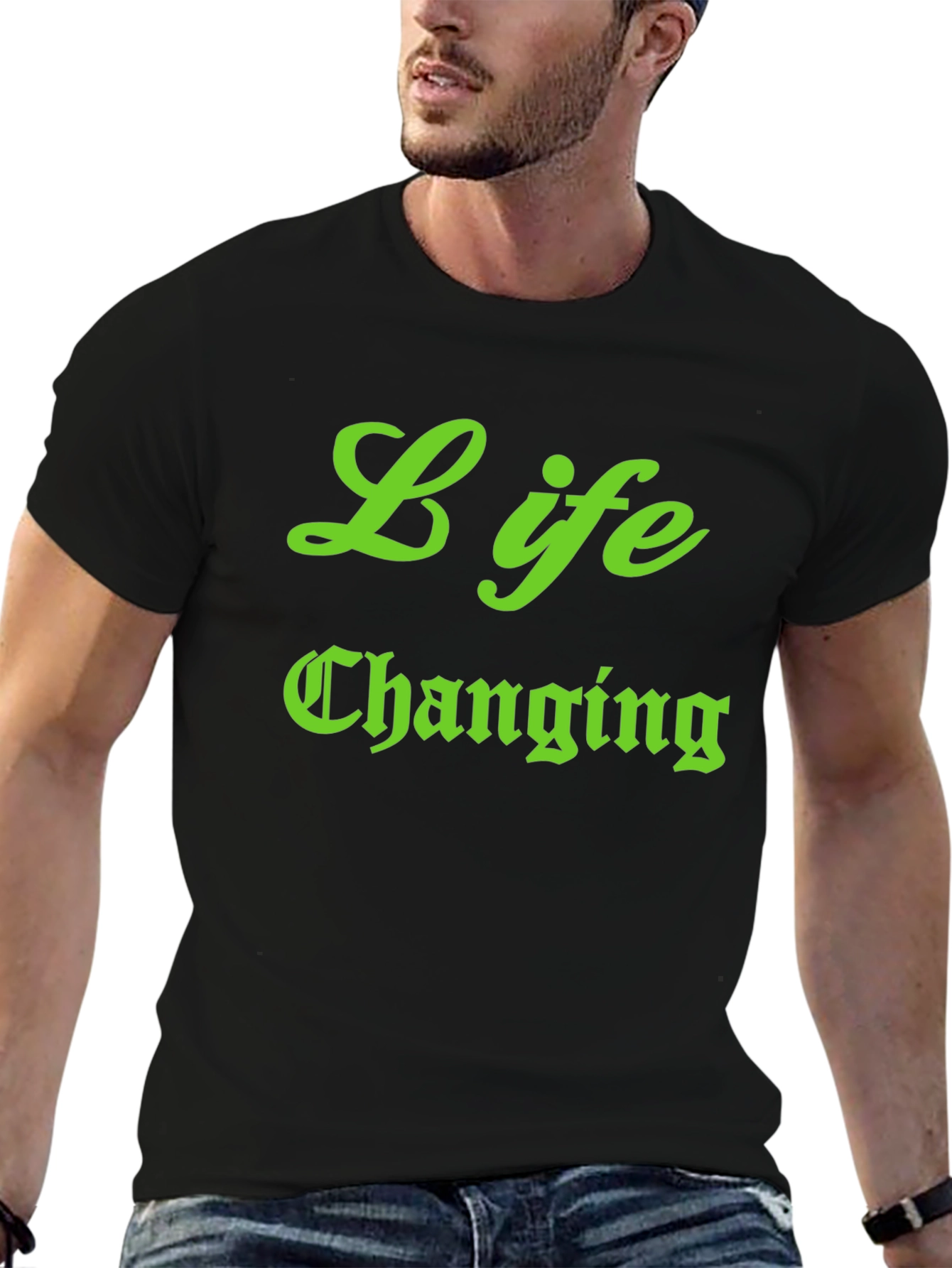 Life Changing Black Graphic Tee