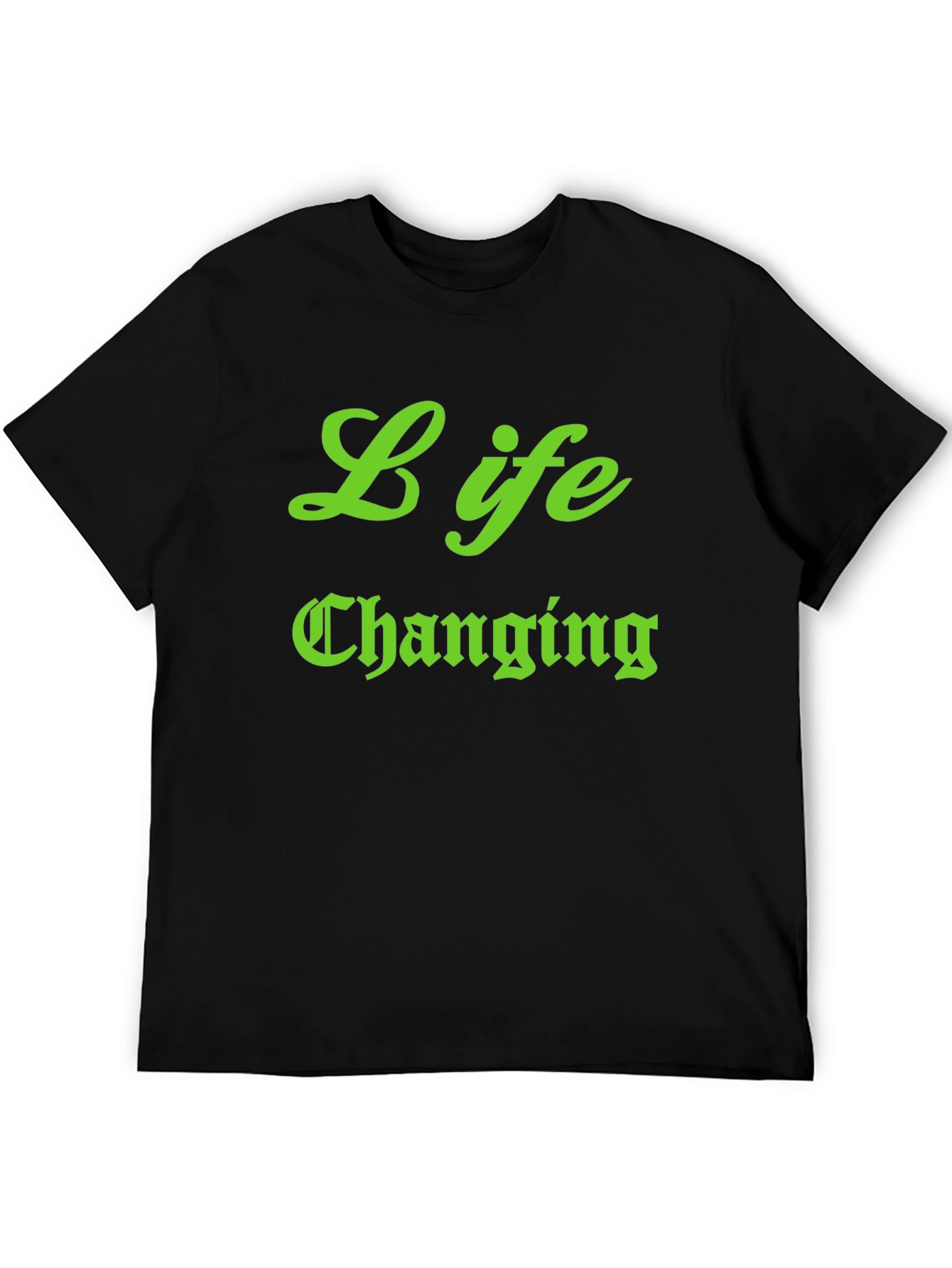 Life Changing Black Graphic Tee