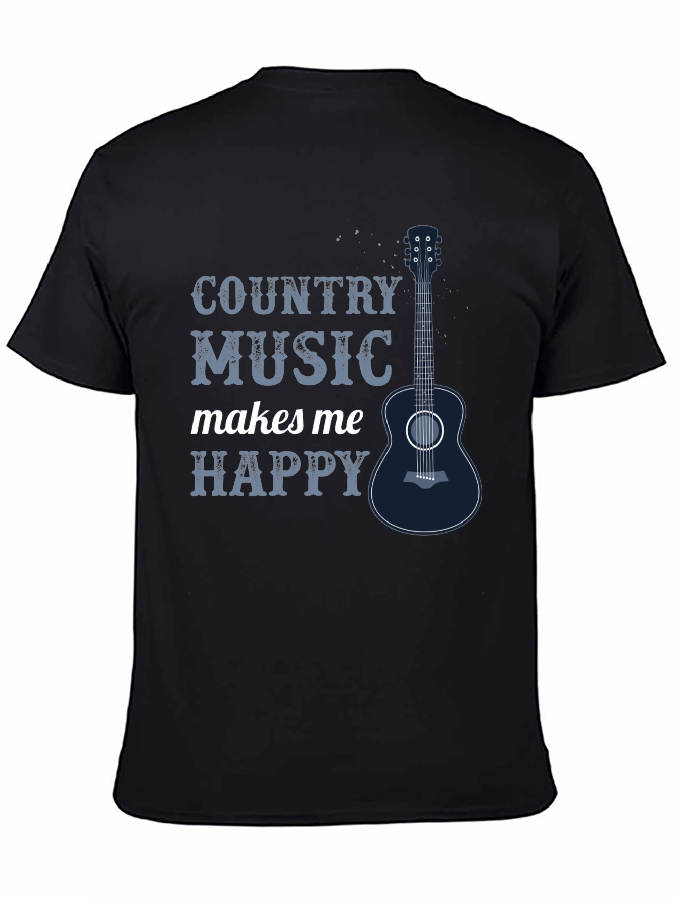 Country Music Makes Me Happy T-Shirt