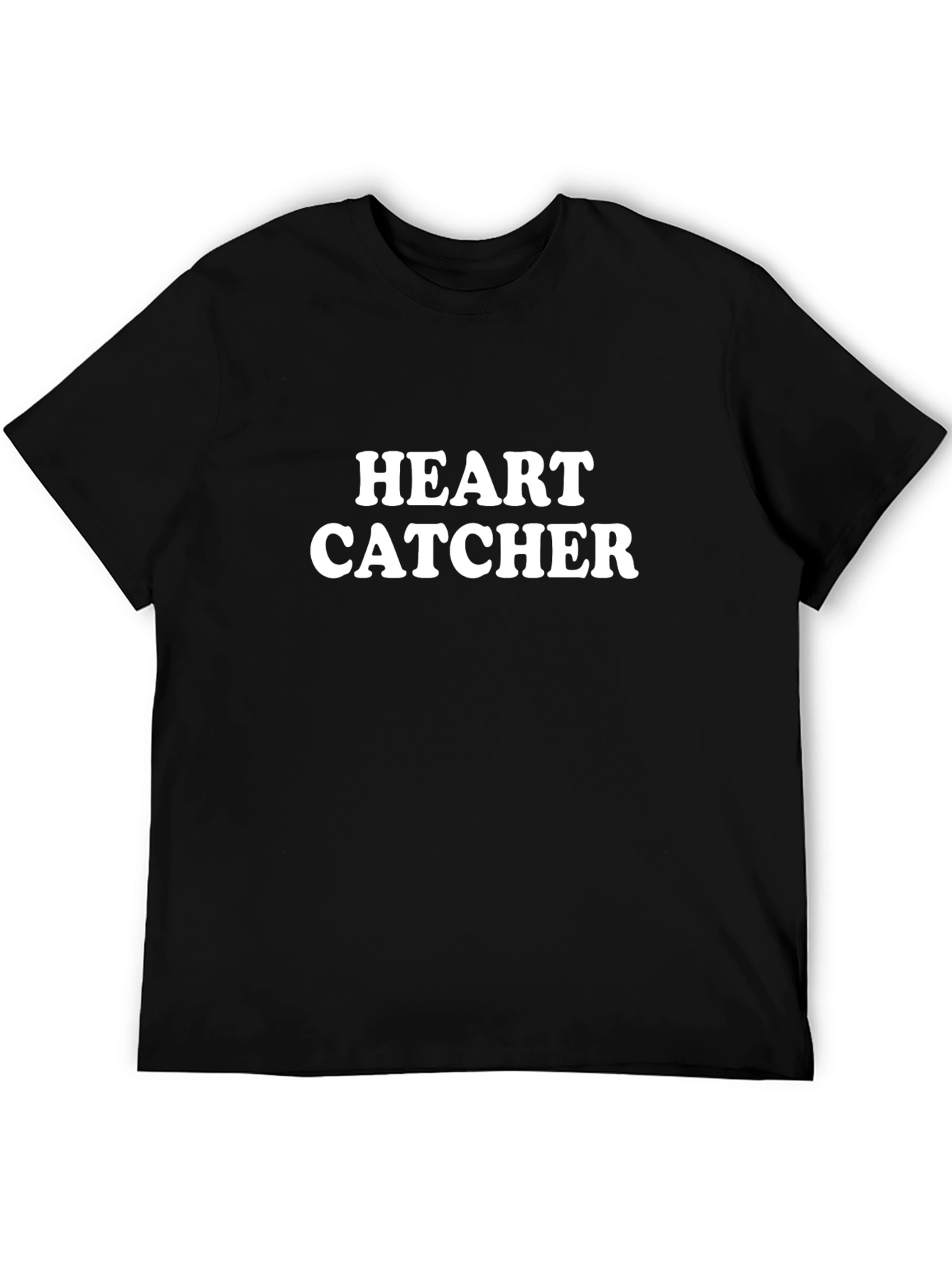 Heart Catcher Black Graphic Tee Shirt