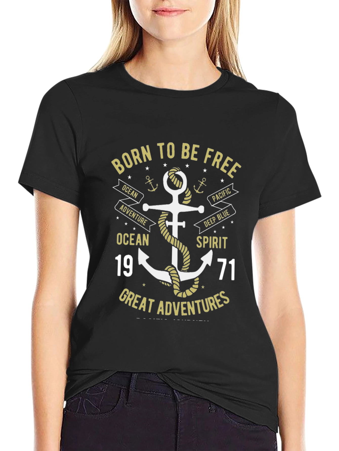 Born to be Free Anchor T-Shirt