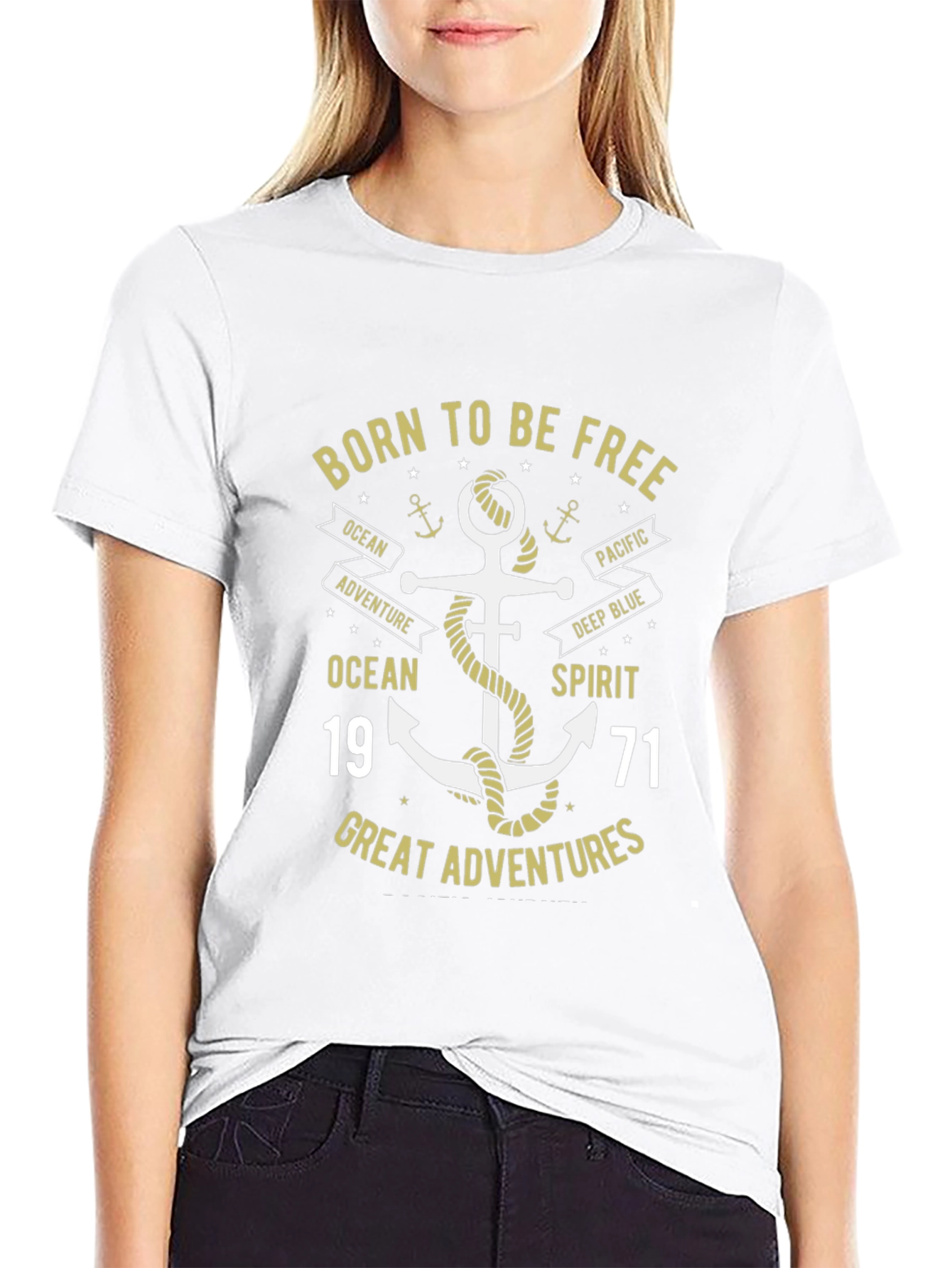 Born to be Free Anchor T-Shirt