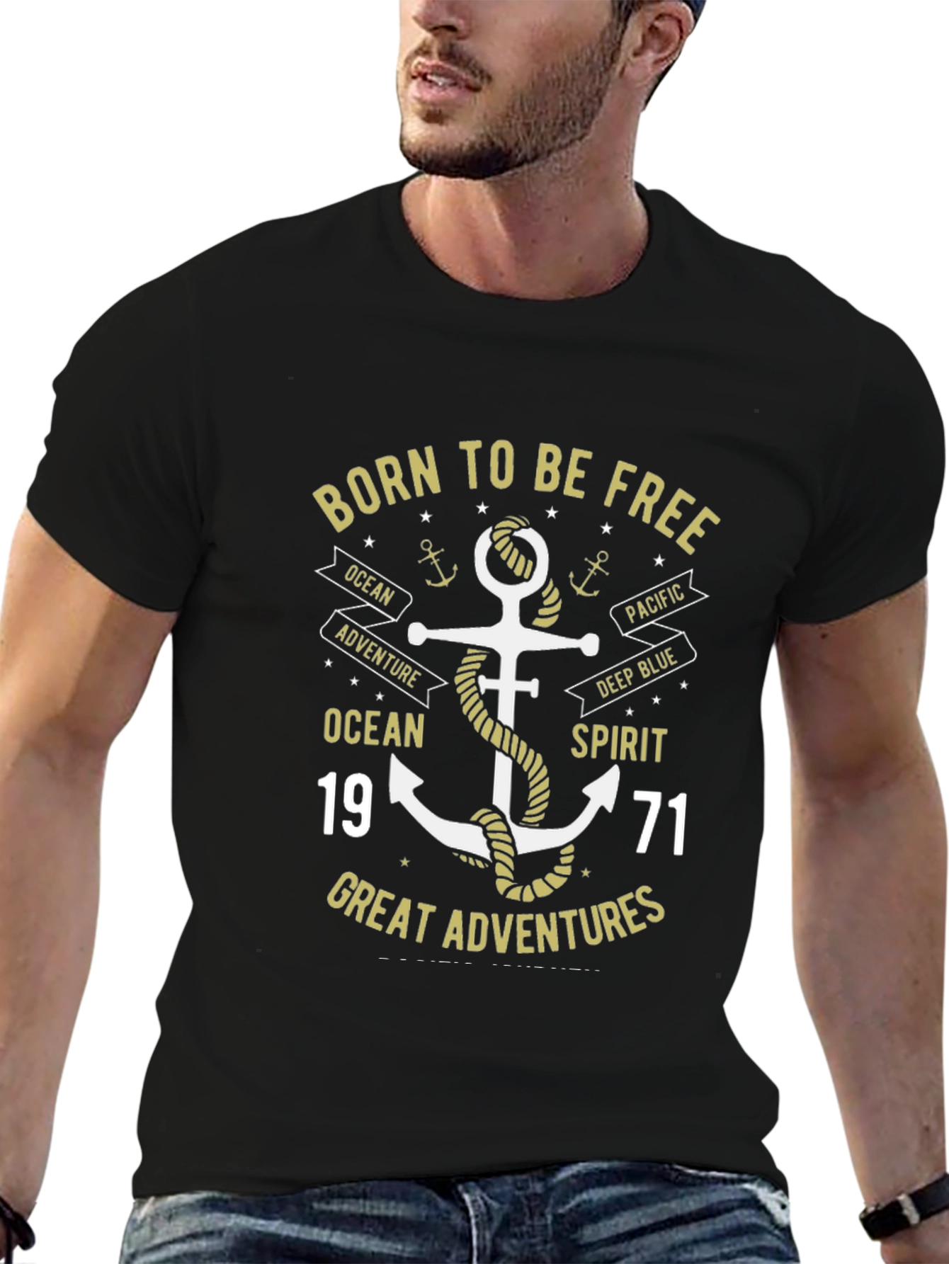 Born to be Free Anchor T-Shirt