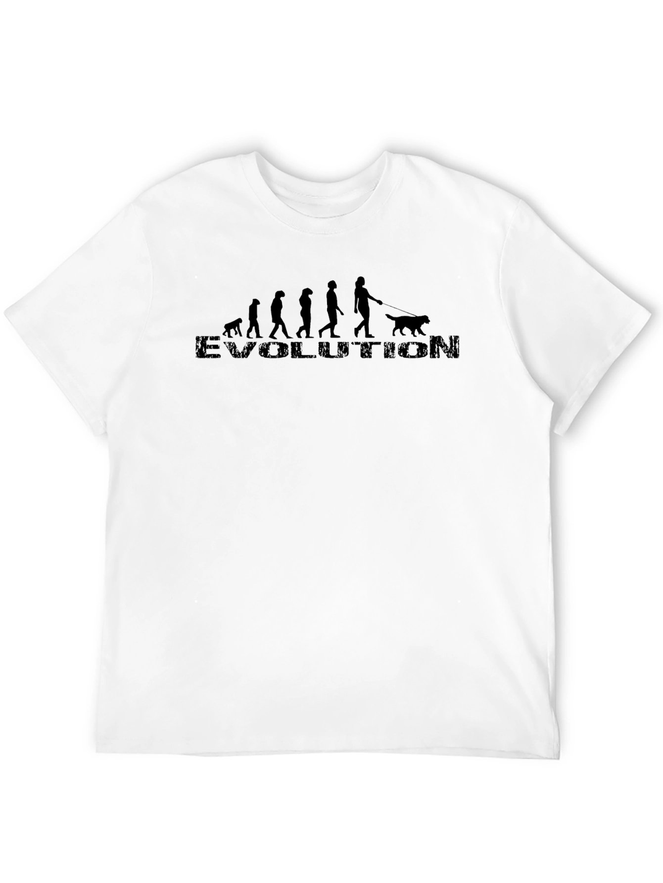 Evolution Dog Walker Graphic Tee - Black