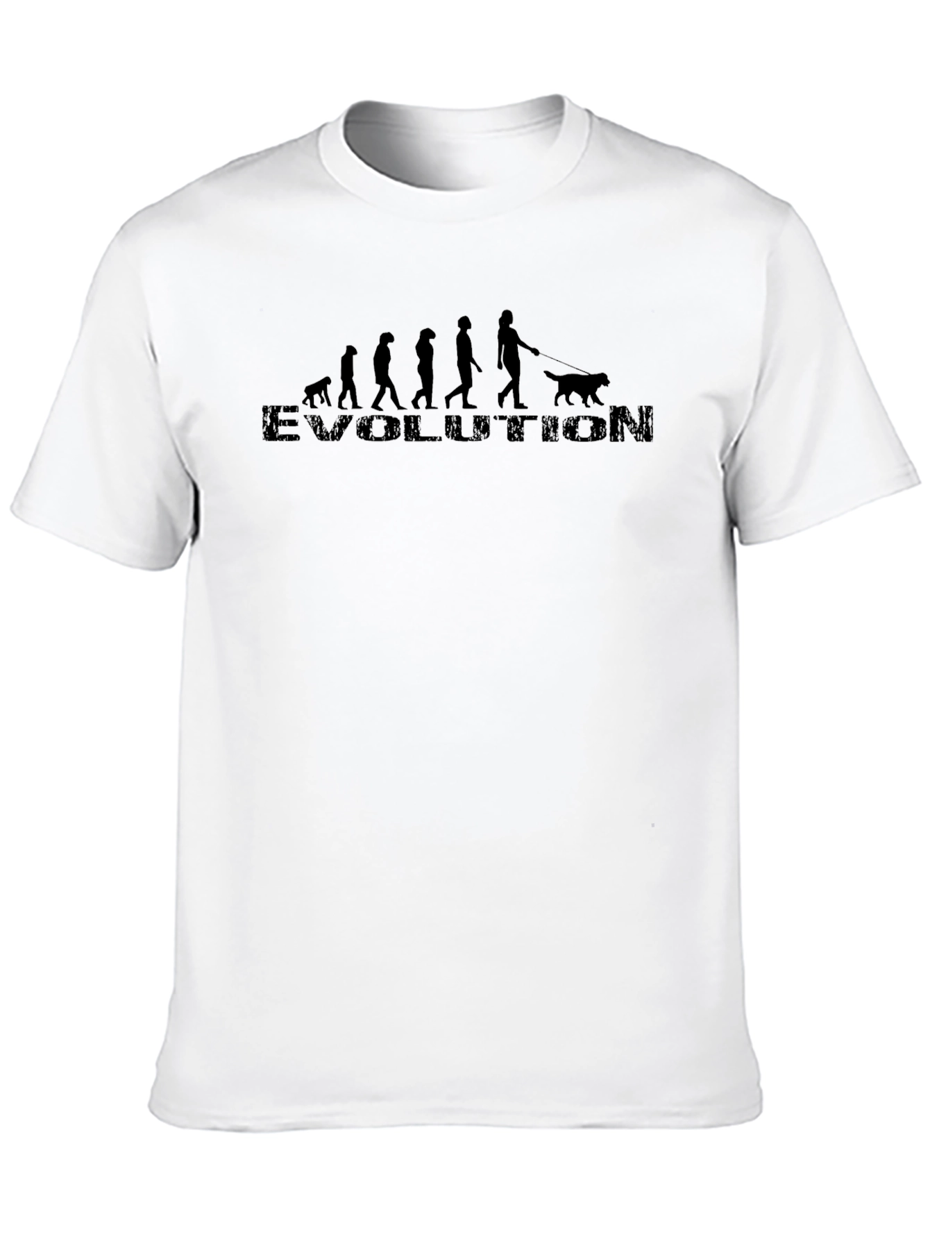 Evolution Dog Walker Graphic Tee - Black
