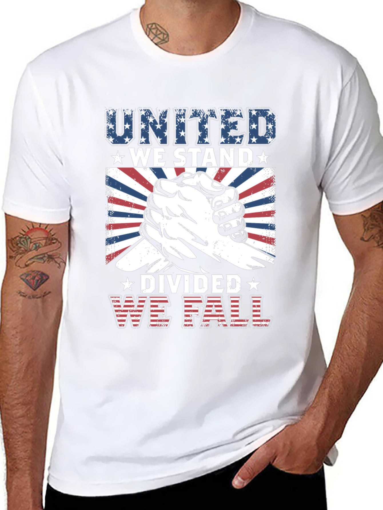 United We Stand T-Shirt - Patriotic American Tee