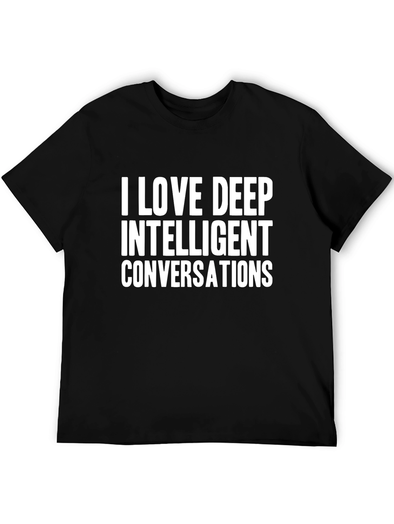 Deep Intelligent Conversations T-Shirt - Black