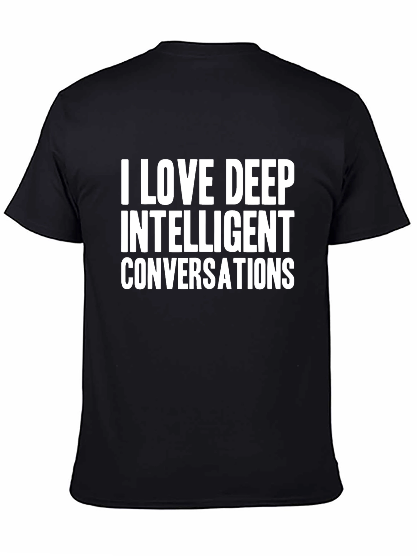 Deep Intelligent Conversations T-Shirt - Black