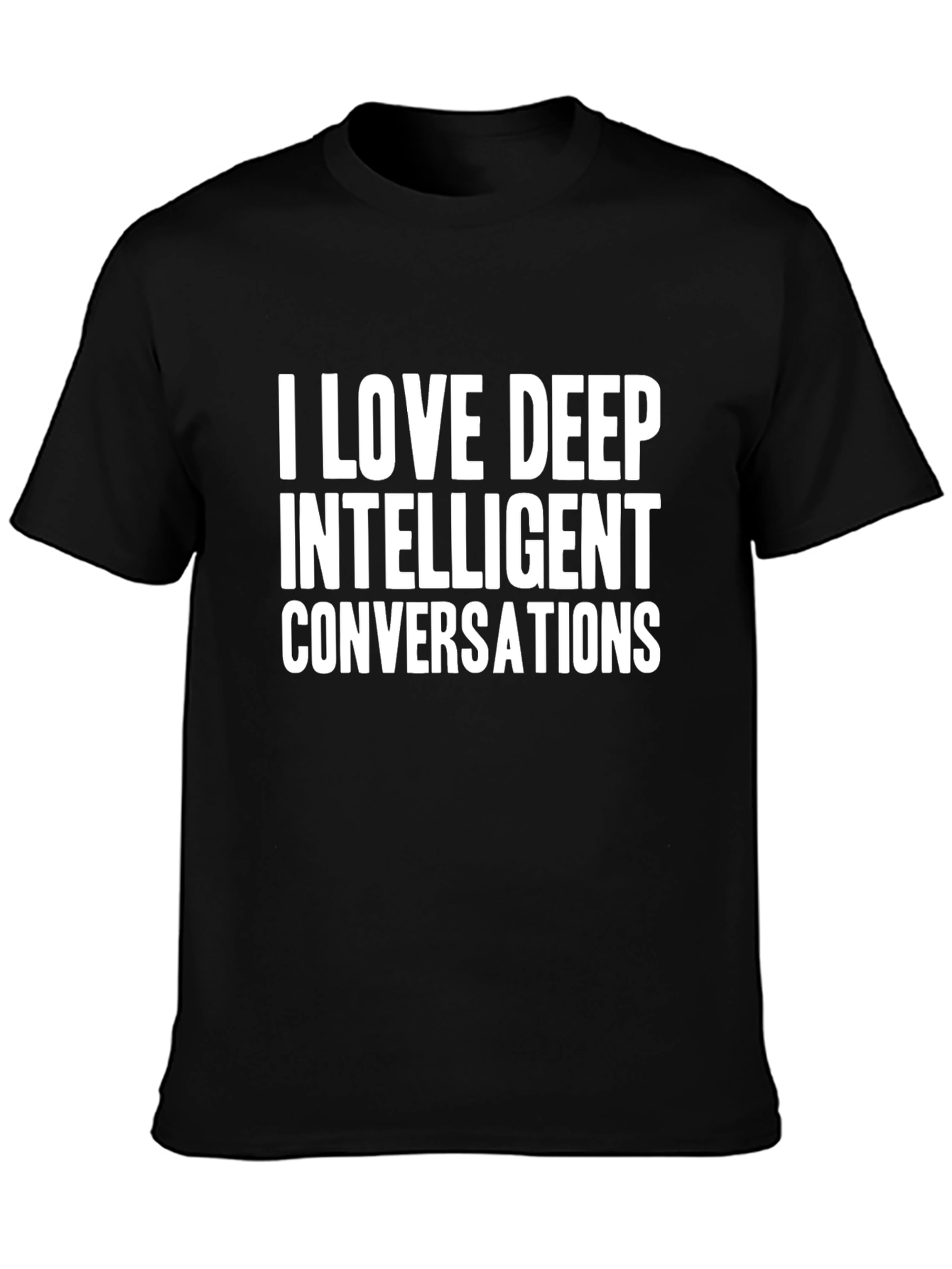 Deep Intelligent Conversations T-Shirt - Black