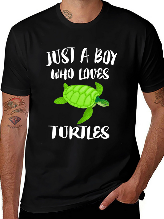 Boys Turtle Lover Graphic T-Shirt