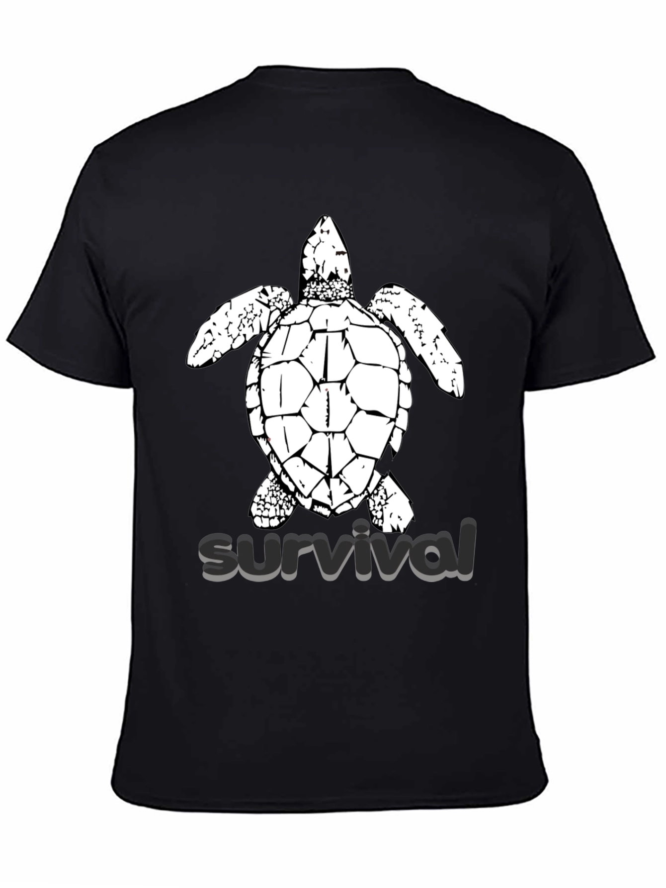Survival Turtle Graphic Tee