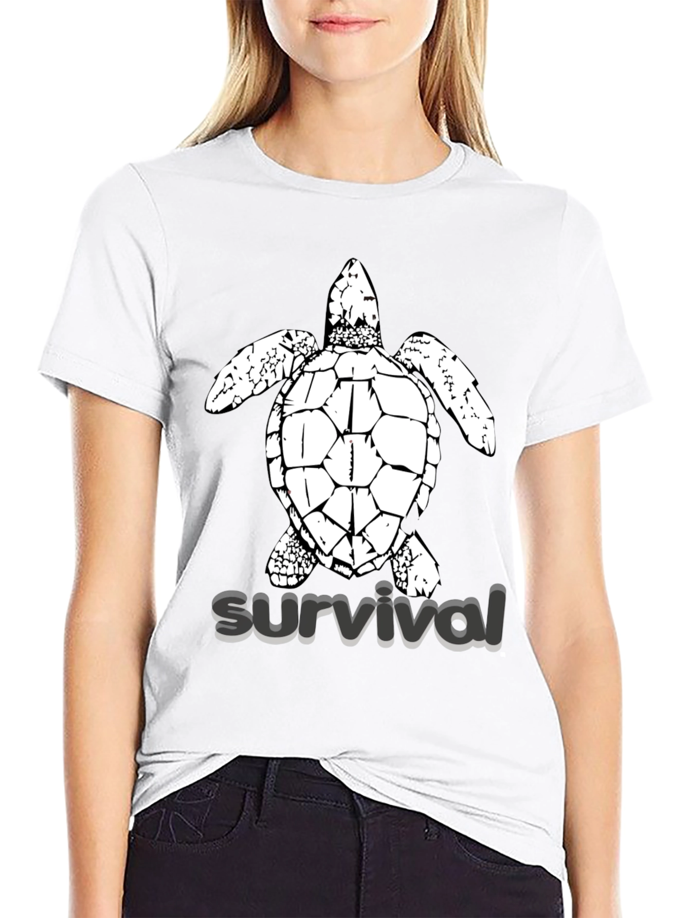 Survival Turtle Graphic Tee