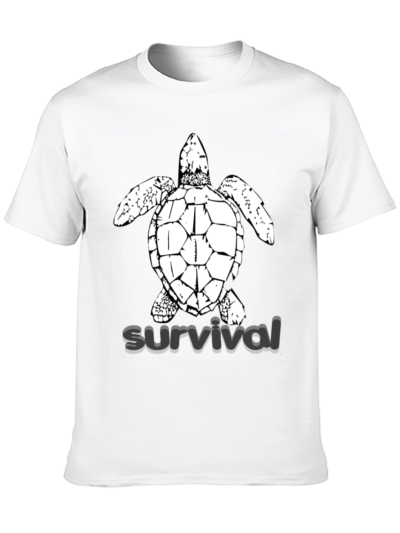 Survival Turtle Graphic Tee